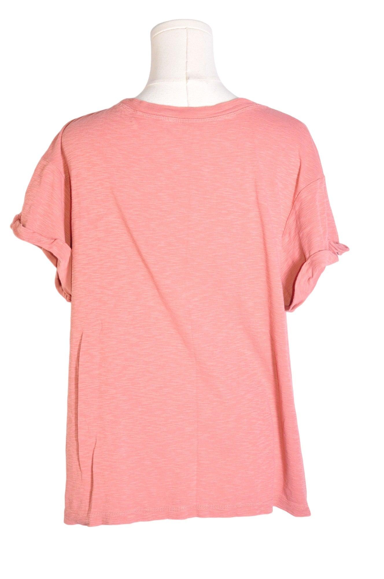 BUFFALO BY DAVID BITTON Stylish Women's Pink Regular-Fit T-Shirt - Size L