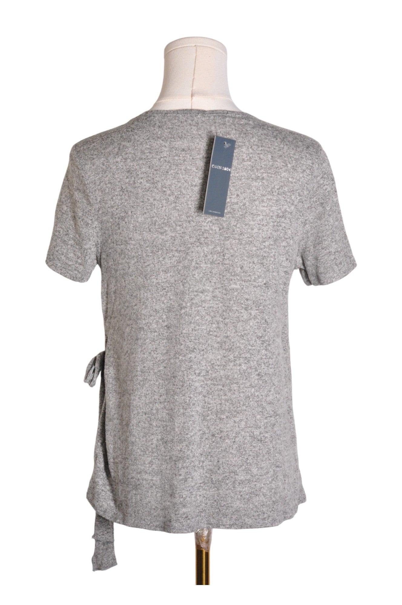 Stylish COIN 1804 Women's Gray Regular-Fit Blouse - Size S