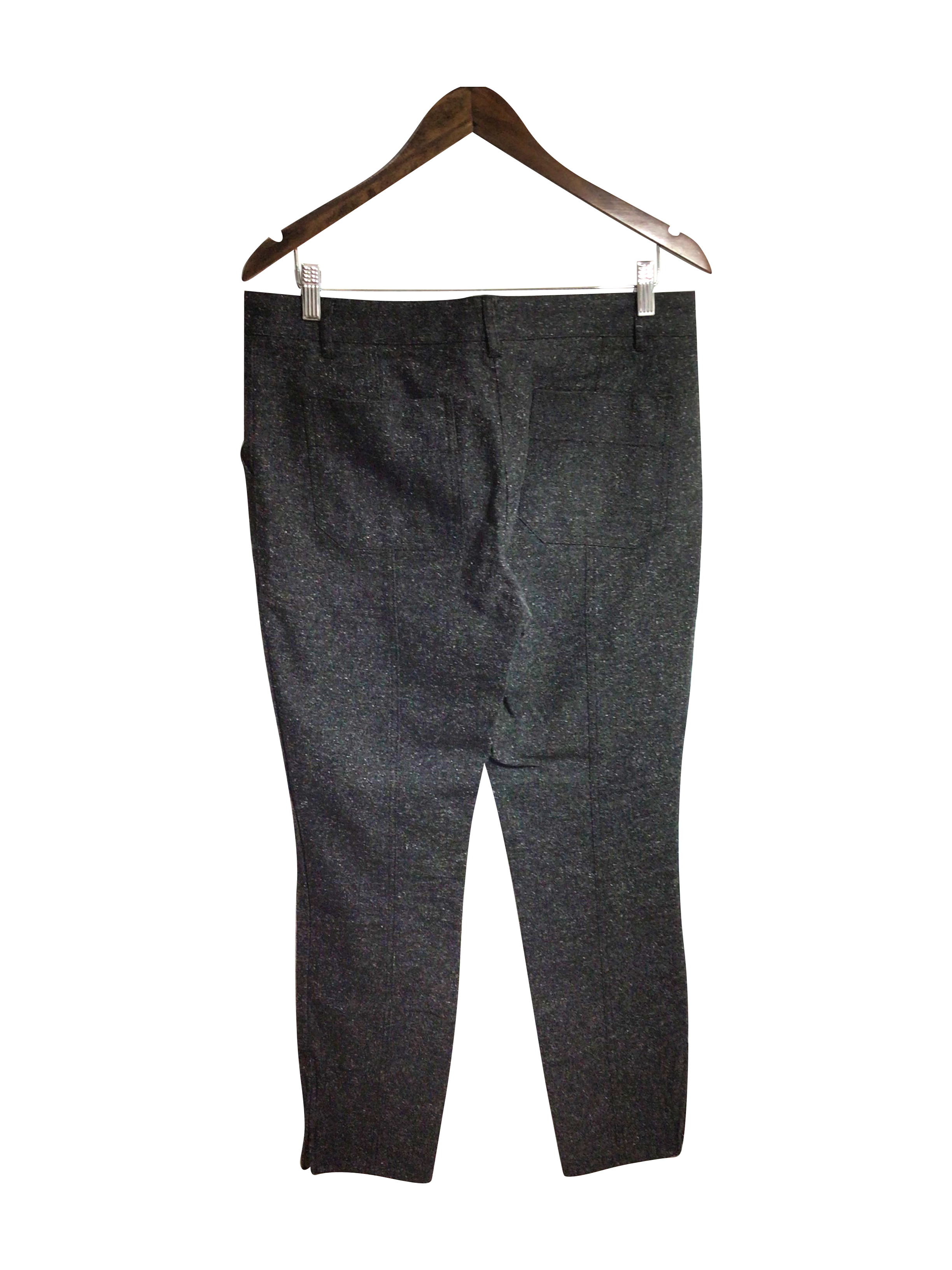 J. CREW Stylish Women's Regular Fit Gray Work Pants - Size 10