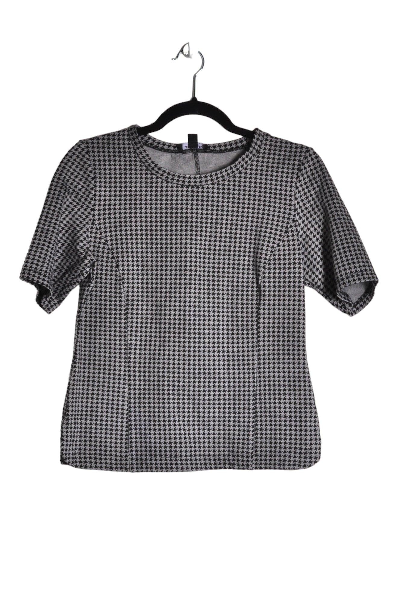 Stylish CHATEAU Women's Gray Regular Fit Blouses - Size S