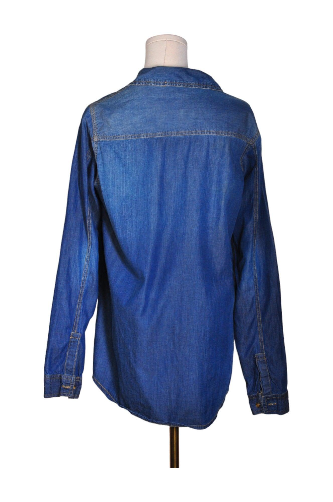 Stylish KISMET Women's Blue Regular-Fit Denim Tops - Size M