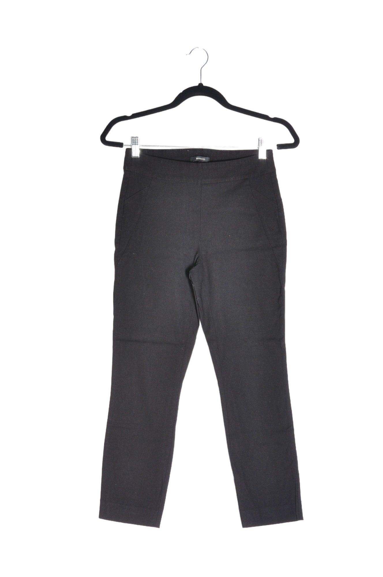 RW&CO Stylish Women's Regular Fit Black Work Pants - Size S