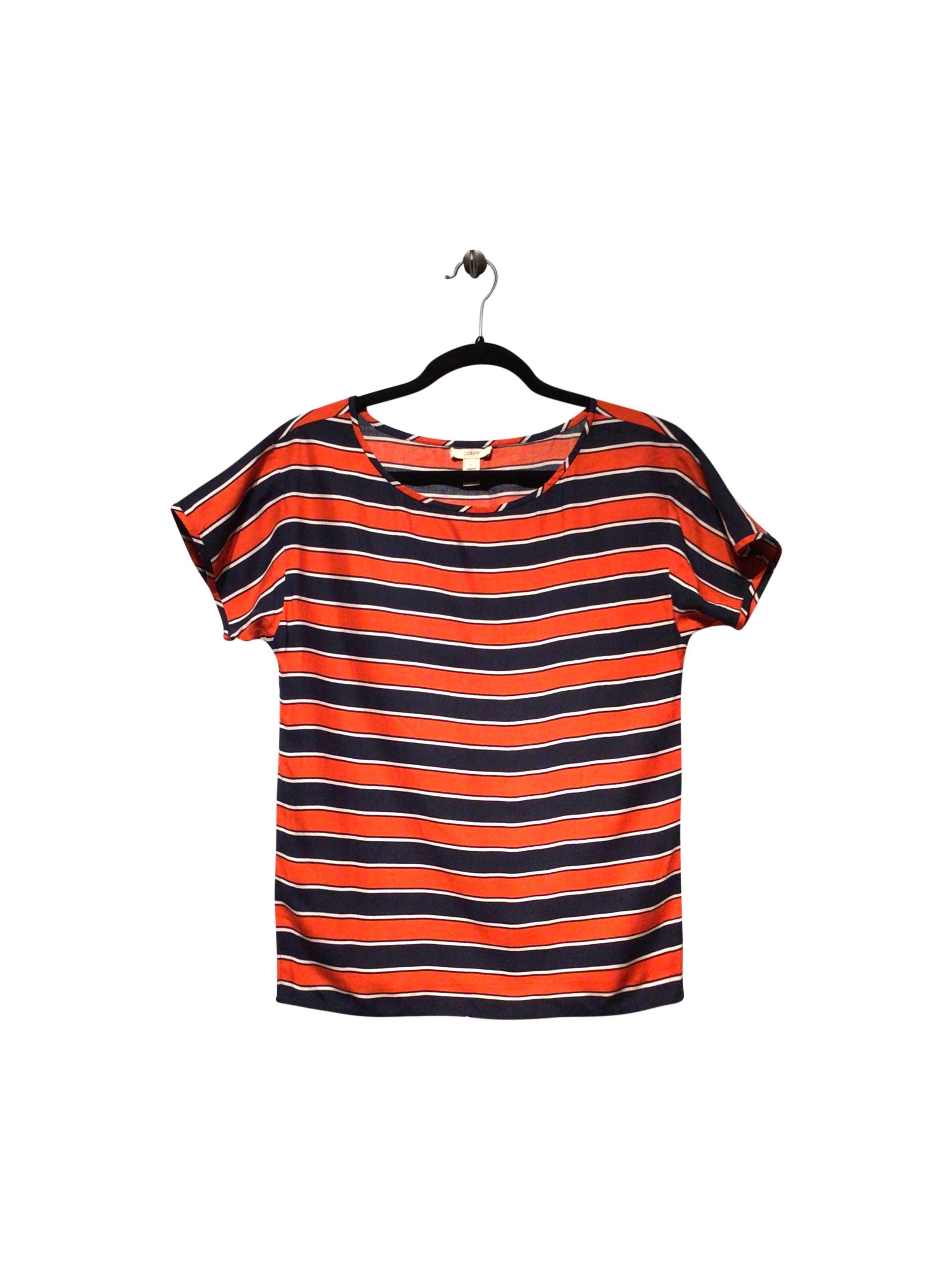 J. CREW Stylish Orange Regular Fit Second - hand T - shirt Size 2