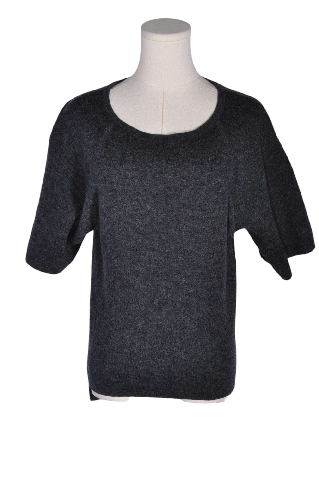 BR Women's Gray Regular Fit Blouse - Size M