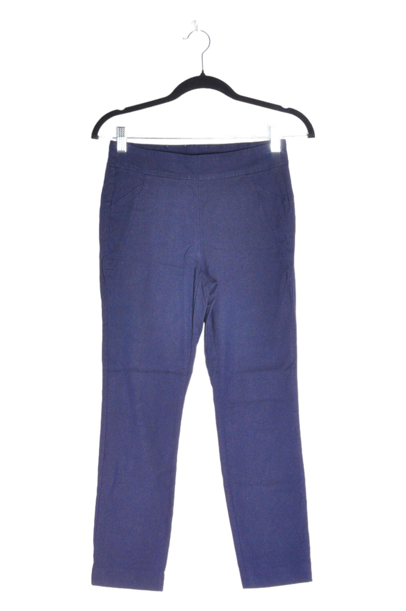RW&CO Stylish Blue Regular-Fit Women's Work Pants - Size S