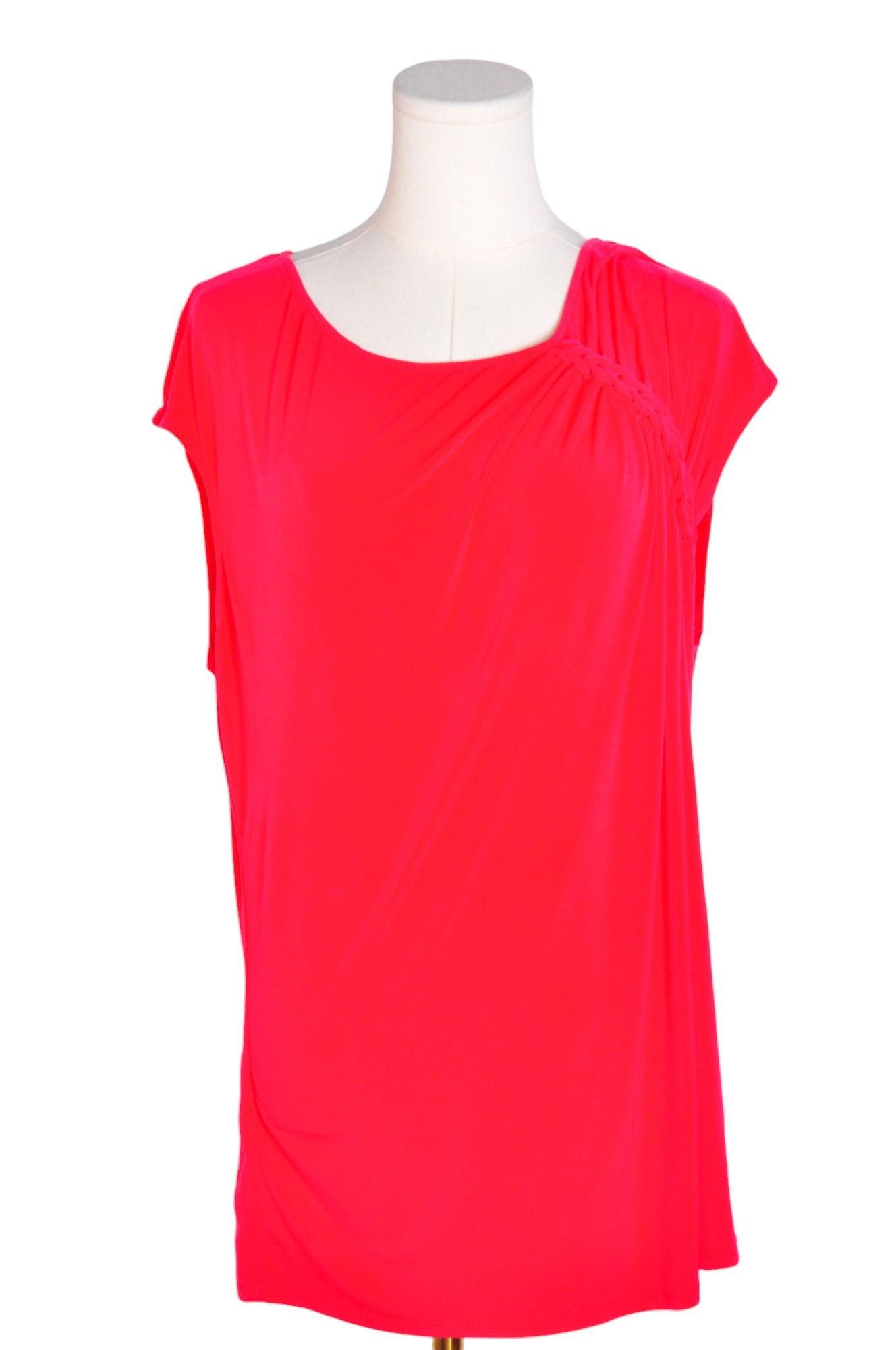 KENNETH COLE Stylish Women's Regular Fit Red Blouse - Size M