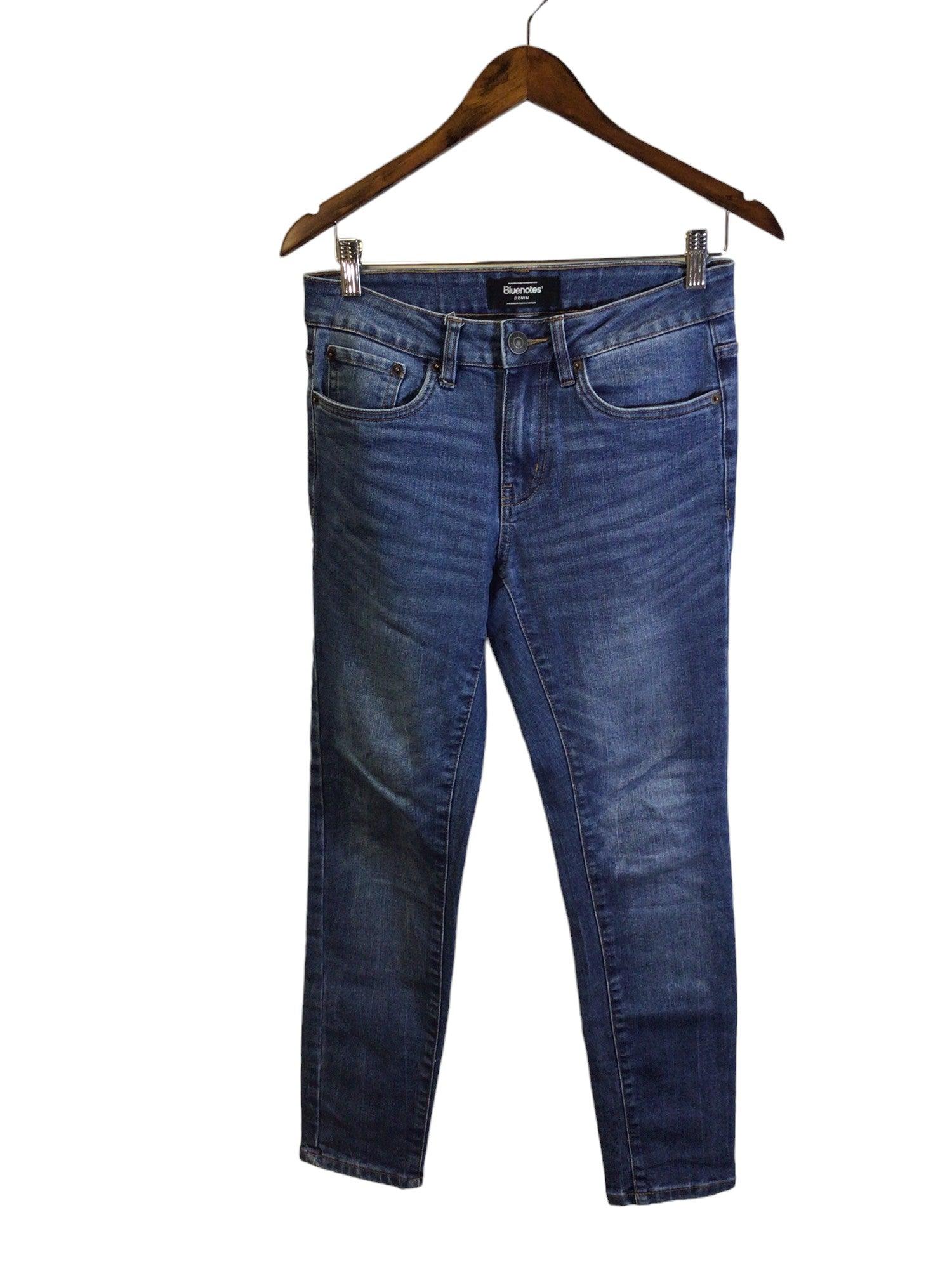 BLUENOTES Stylish Women's Blue Regular-Fit Straight-Legged Jeans - Size 28x30