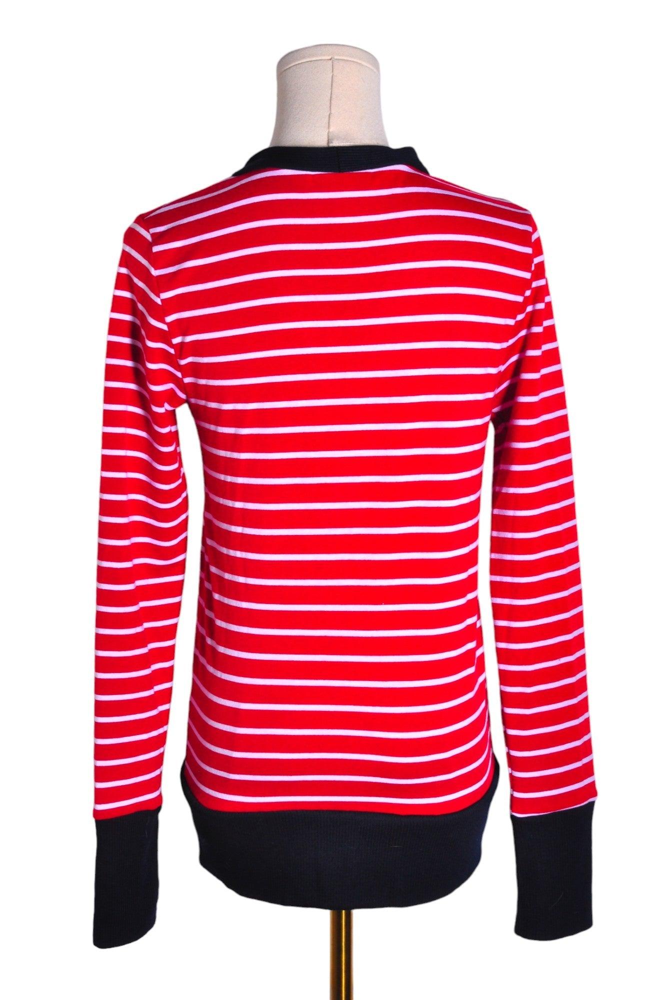 COCO & MAIN Stylish Women's Red Regular Fit Button Down Tops - Size M