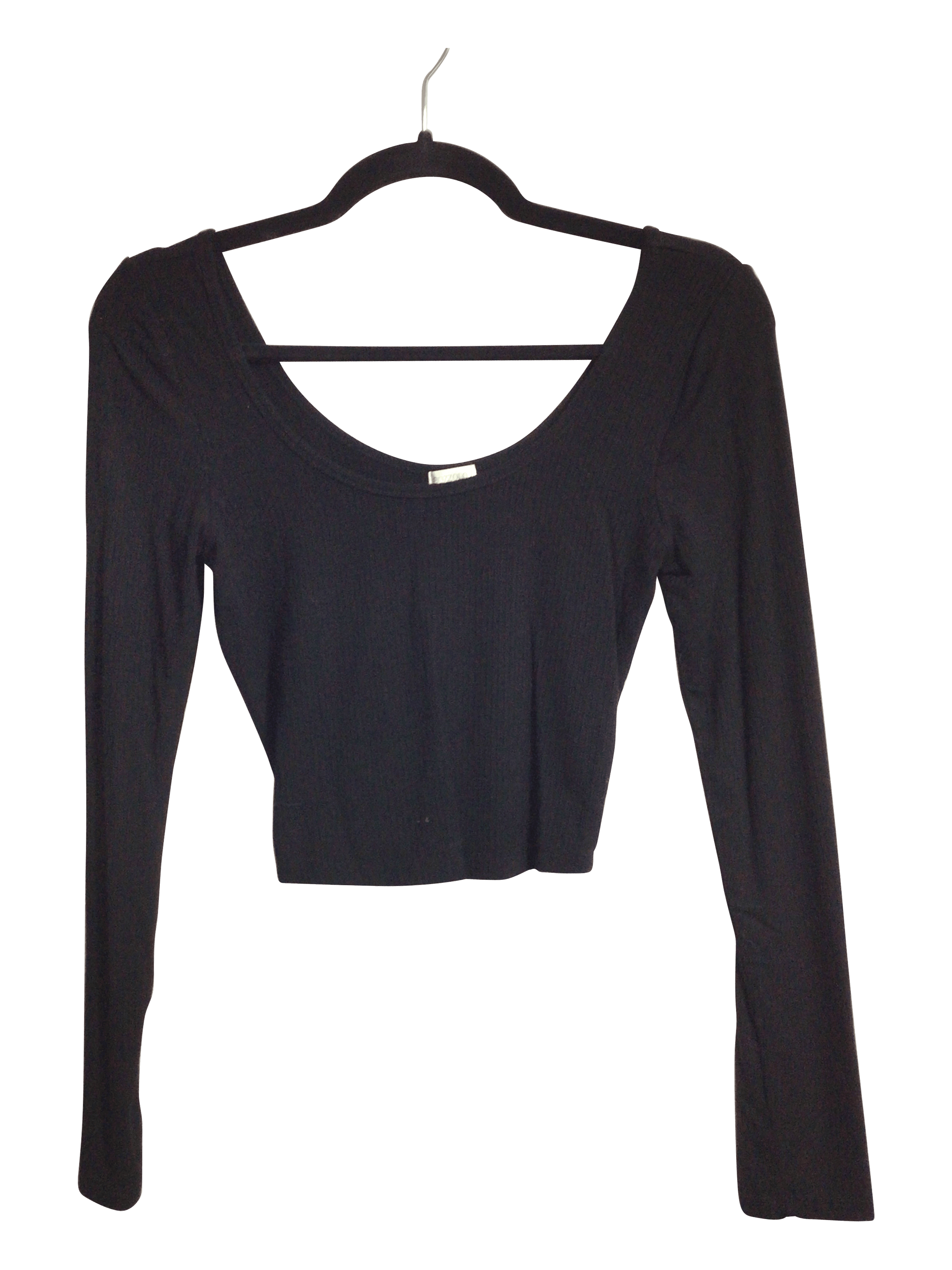 BOZZOLO Stylish Women's Black Regular-Fit Crop Tops - Size S