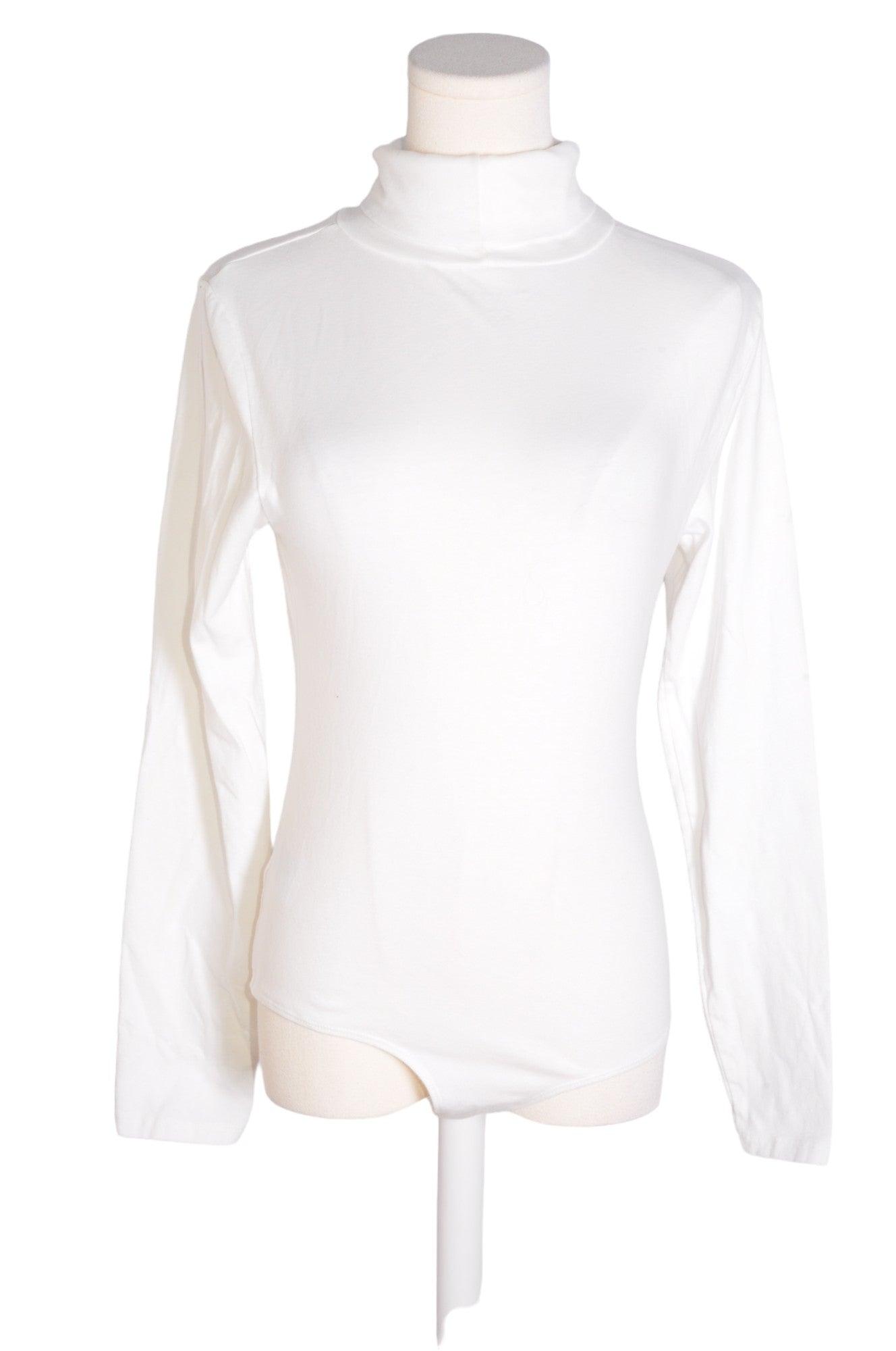 AMERICAN EAGLE Stylish Women's White Regular-Fit Bodysuit - Size M