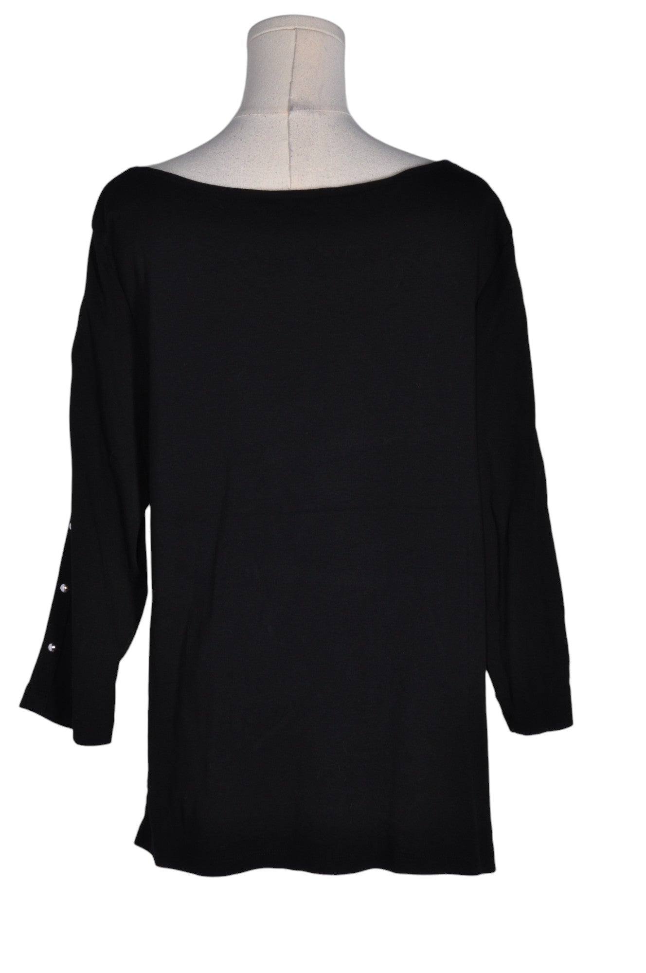KAREN SCOTT Stylish Black Regular - Fit Women's Blouses - Size L