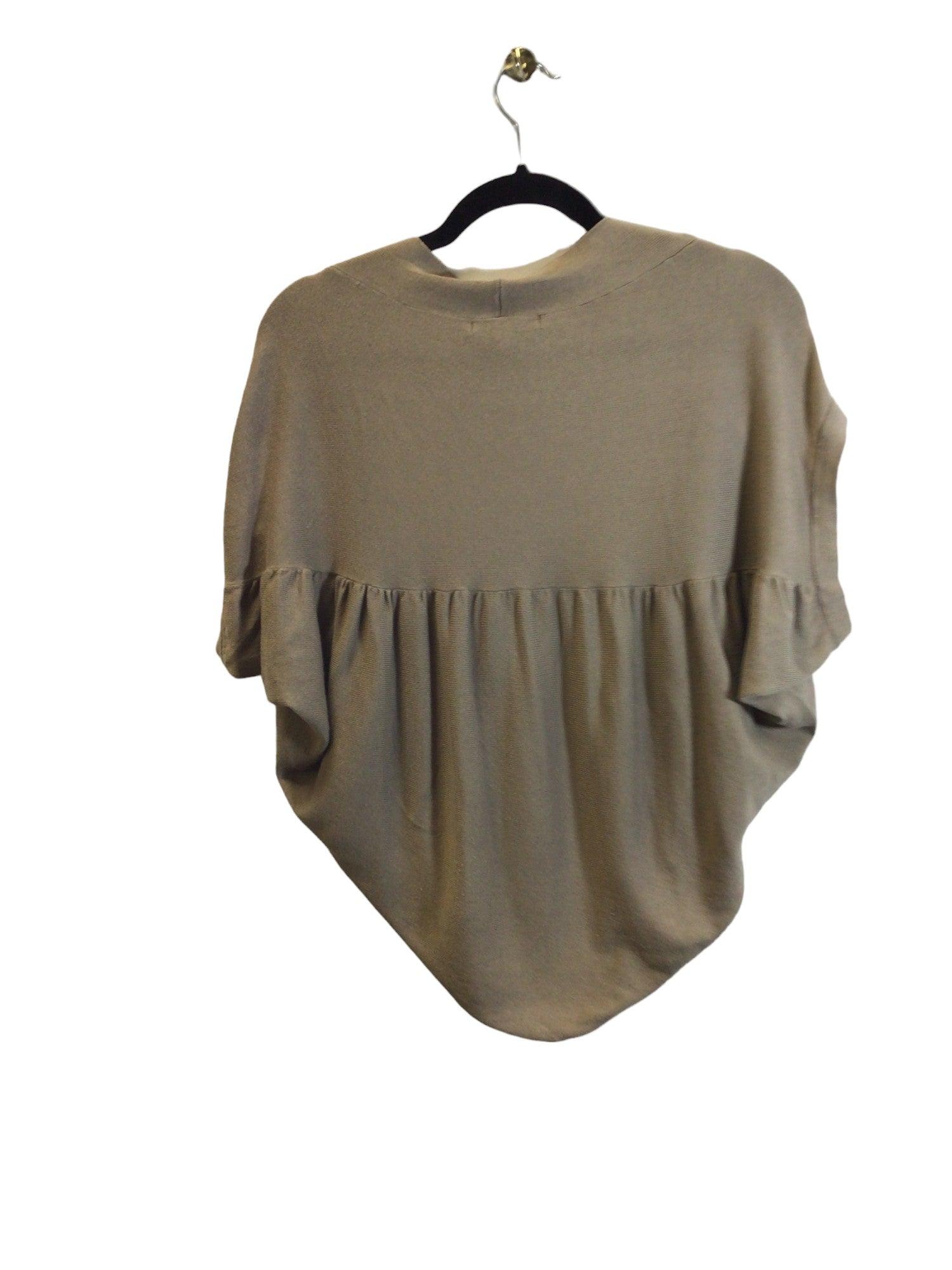 Stylish RW&CO Second - Hand Women's Brown Regular - Fit Blouses in Size S