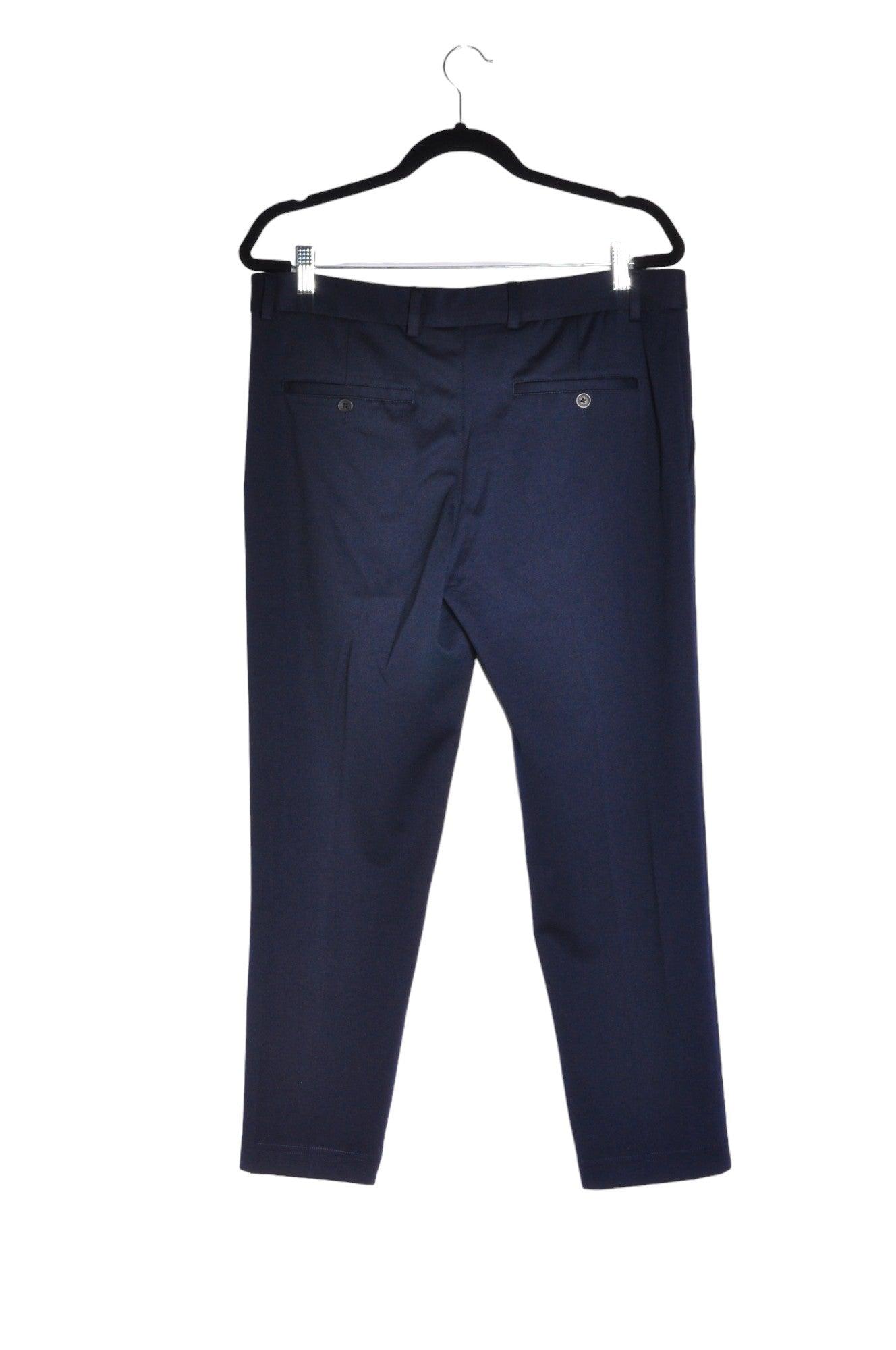 JACK AND JONES Men's Stylish Blue Regular Fit Work Pants - Size 34x32