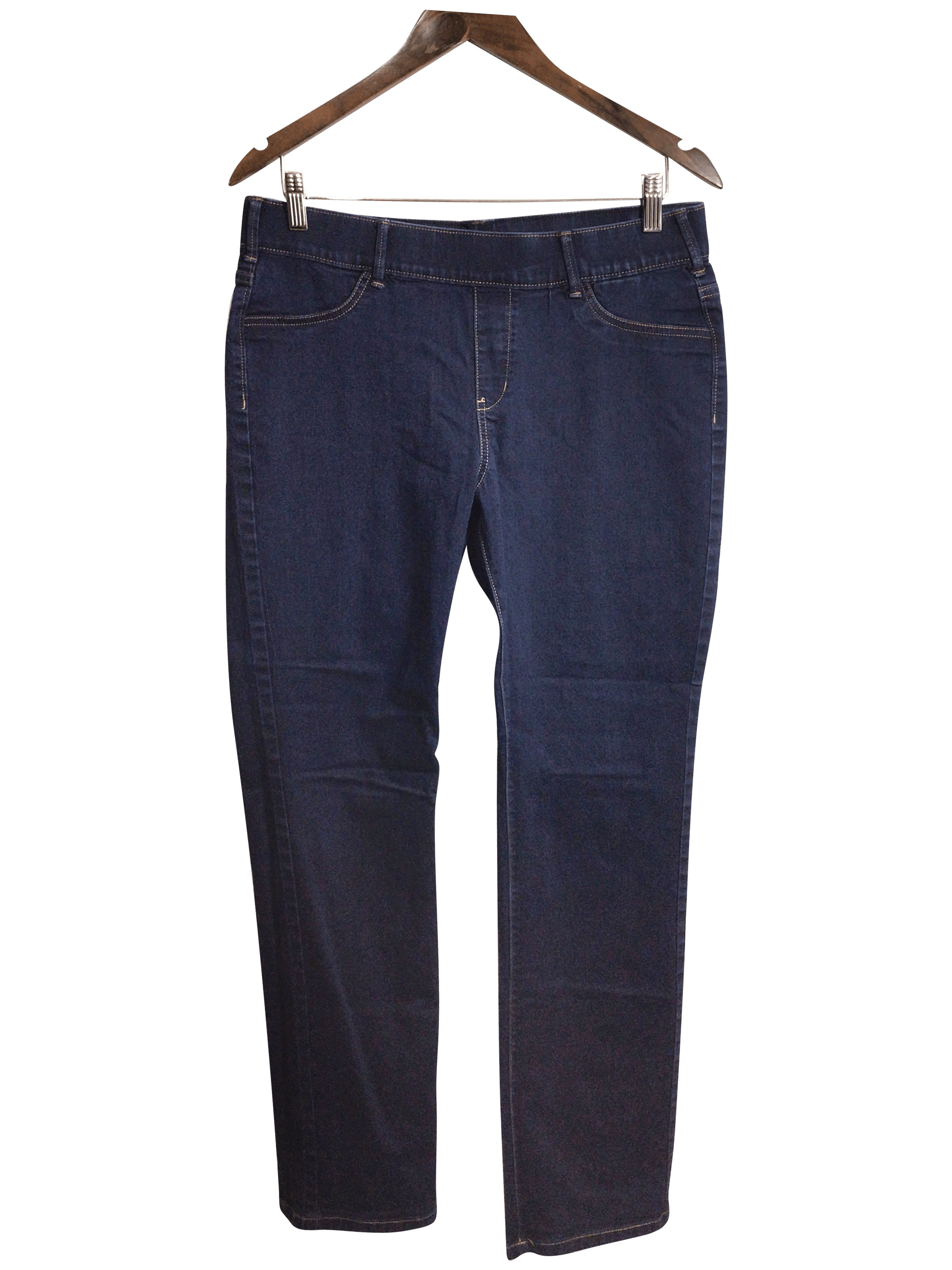 DENVER HAYES Stylish Women's Blue Regular-Fit Straight-Legged Jeans Size 10x32