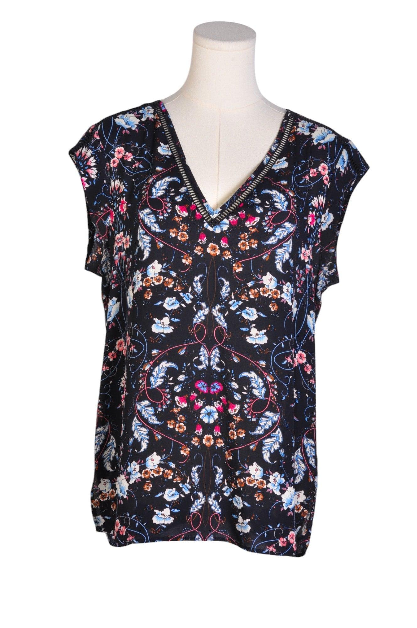 Stylish DR2 Blue Regular-Fit Women's Blouse - Size M