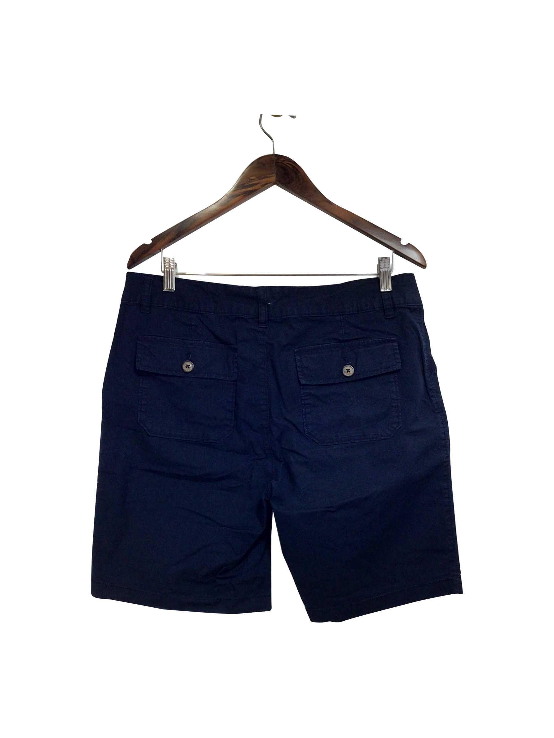 DENVER HAYES Stylish Blue Regular Fit Men's Pant Shorts - Size 12
