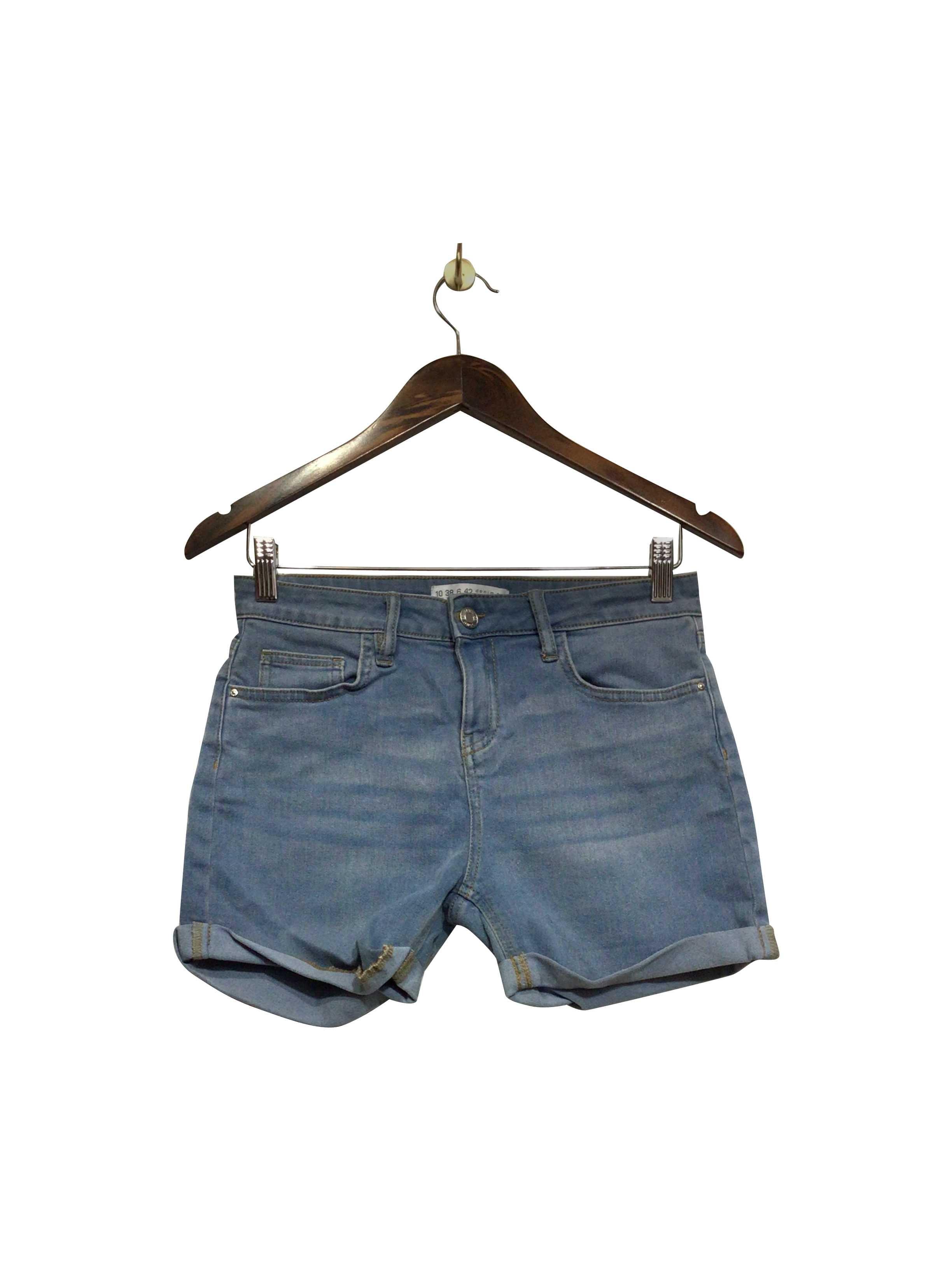 DENIM & CO Stylish Blue Regular Fit Second - hand Jean Shorts Size 6