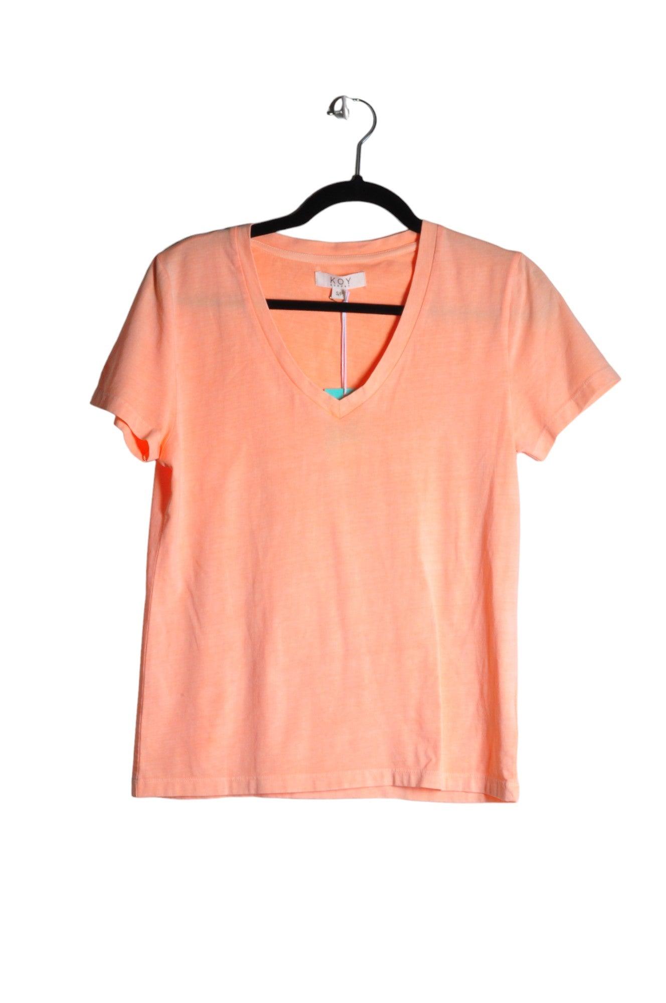KOY RESORT Stylish Women's Orange Regular-Fit T-Shirt - Size S