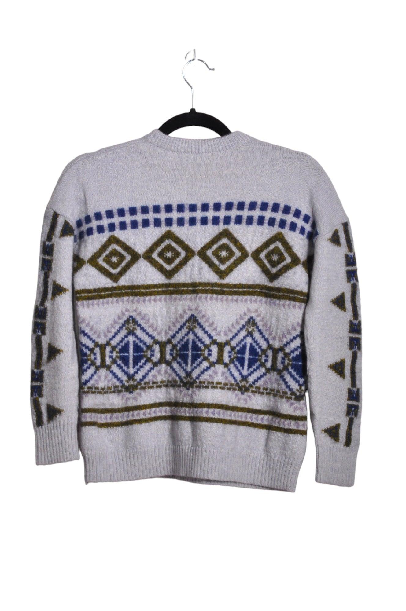 J. CREW Stylish Gray Regular Fit Women's Sweaters - Size M