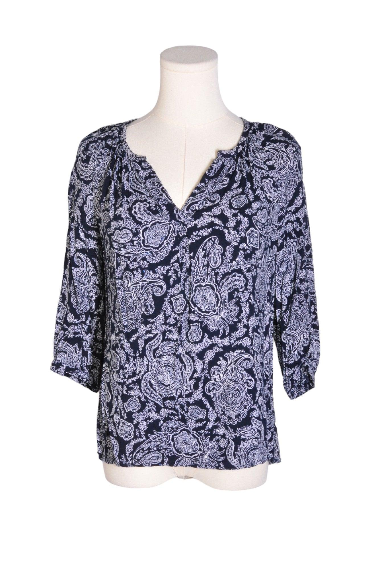 KENAR Stylish Women's Blue Regular-Fit Blouse - Size S