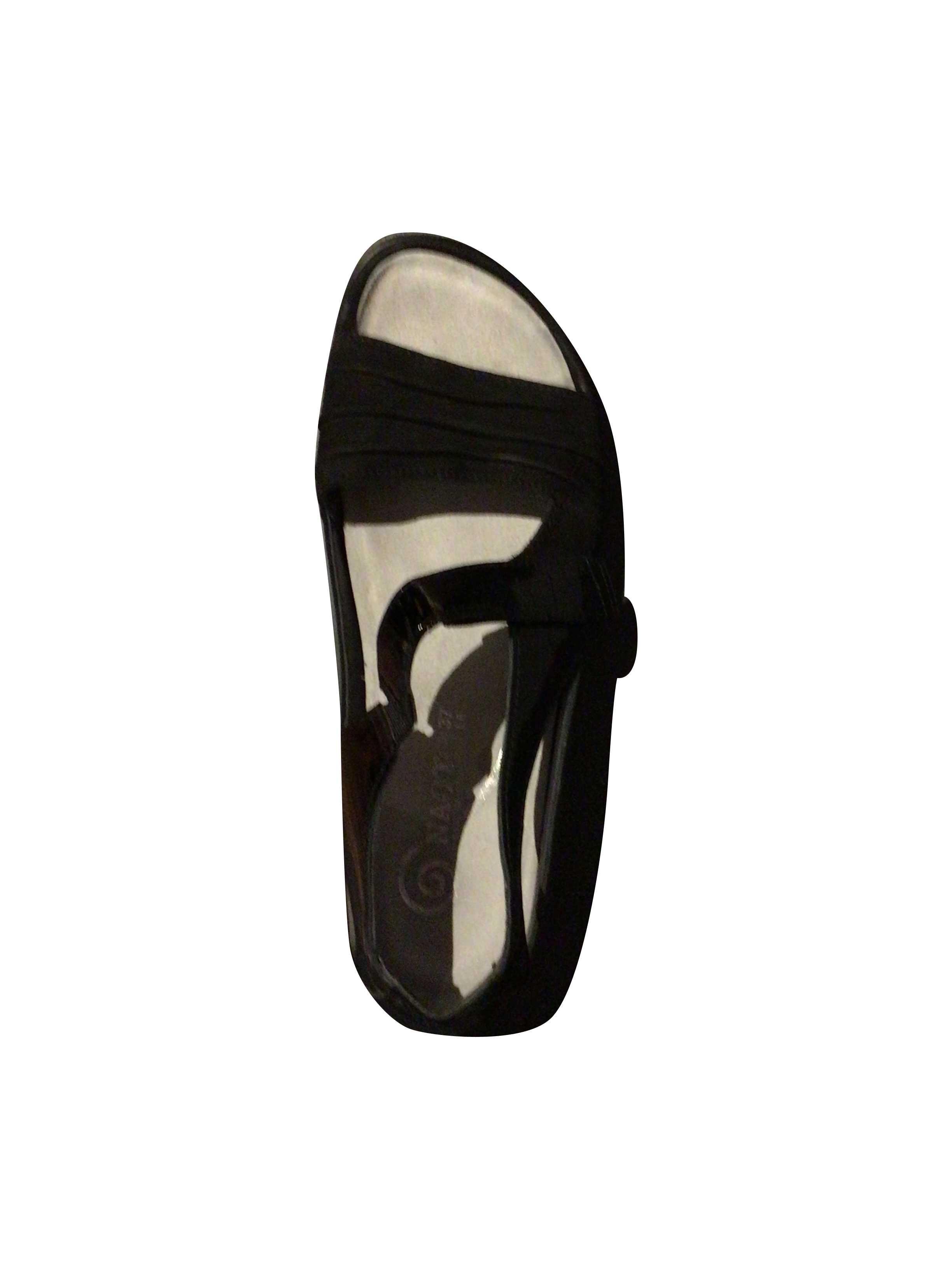 Stylish NAOT Black Sandals - Size 37