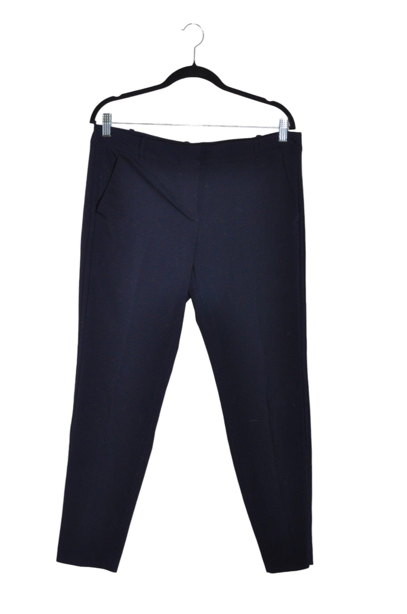 RW&CO Stylish Blue Regular Fit Women's Work Pants - Size 12