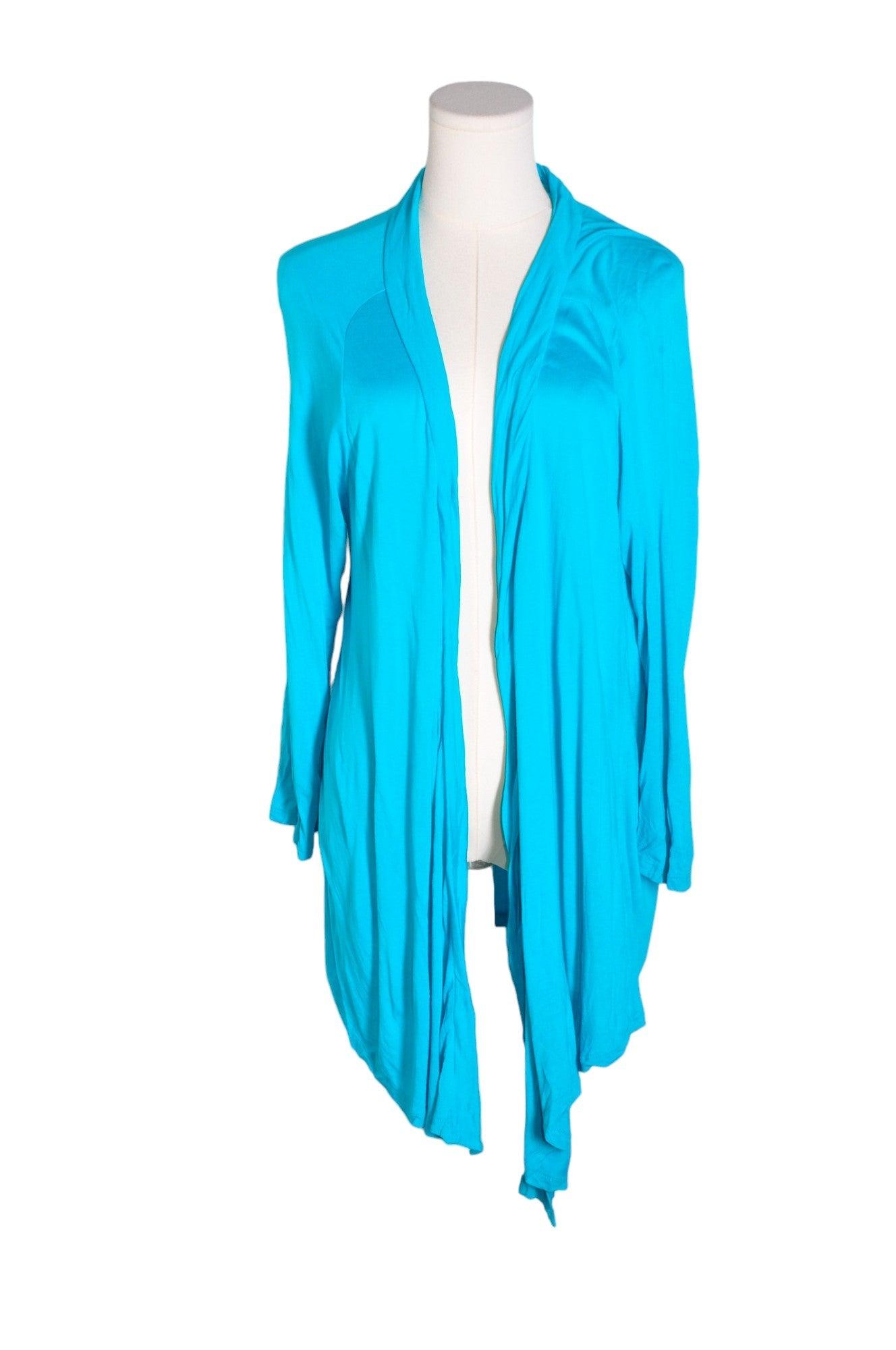 Stylish NEW YORK & COMPANY Women's Blue Regular-Fit Cardigan - Size XL
