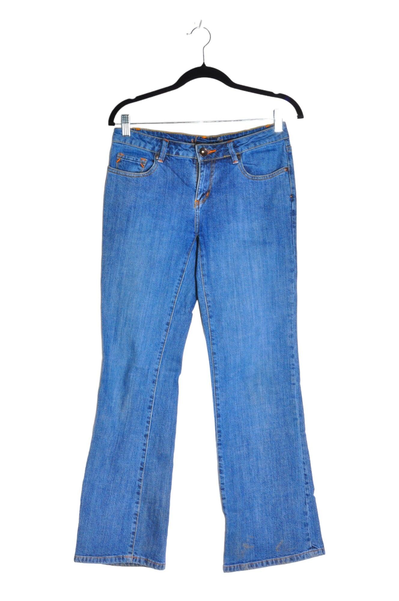 NEVADA Stylish Blue Regular Fit Women's Straight-Legged Second-Hand Jeans - Size 2