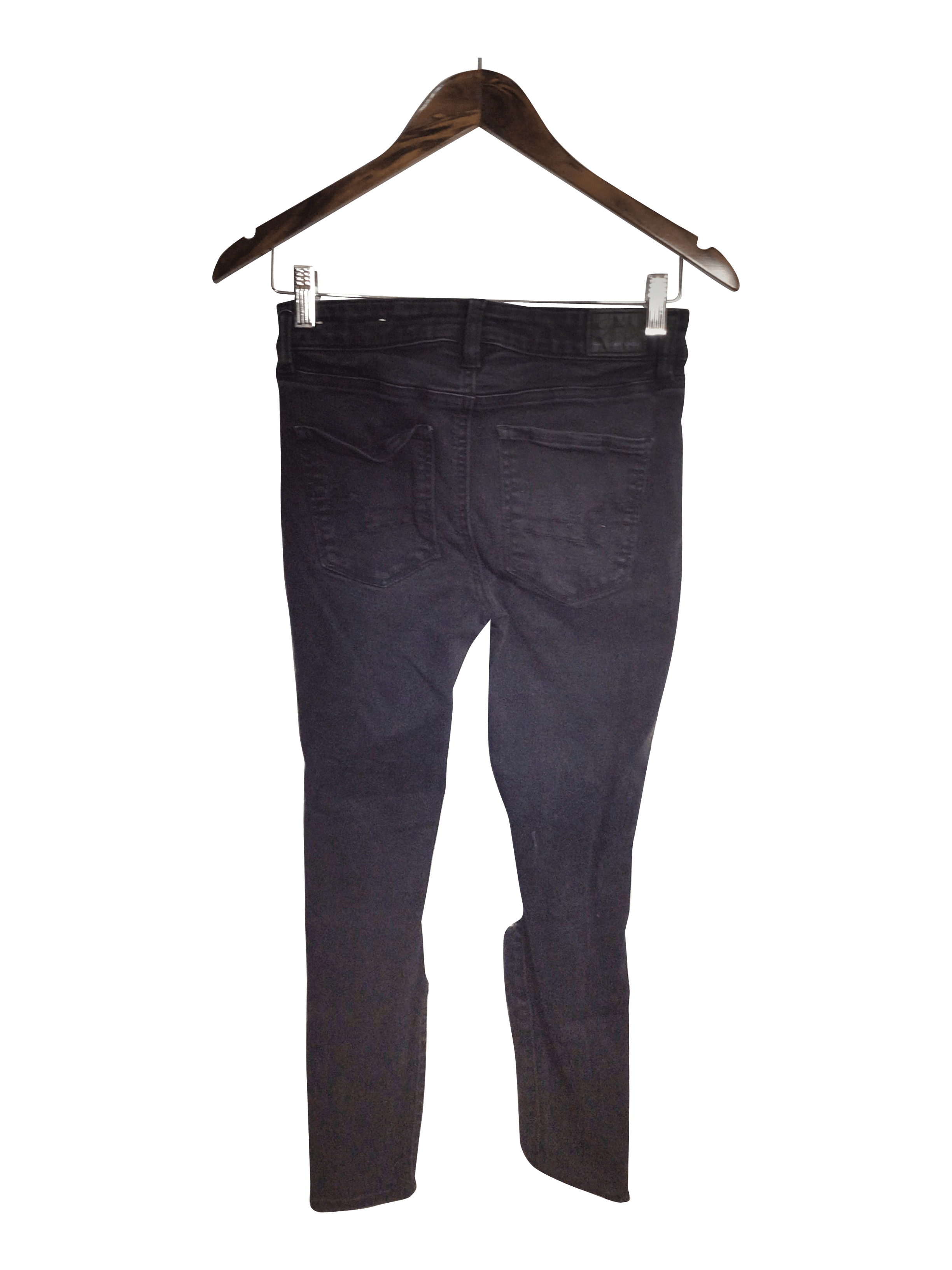 Stylish AMERICAN EAGLE Women's Regular Fit Black Straight-Legged Jeans - Size 4