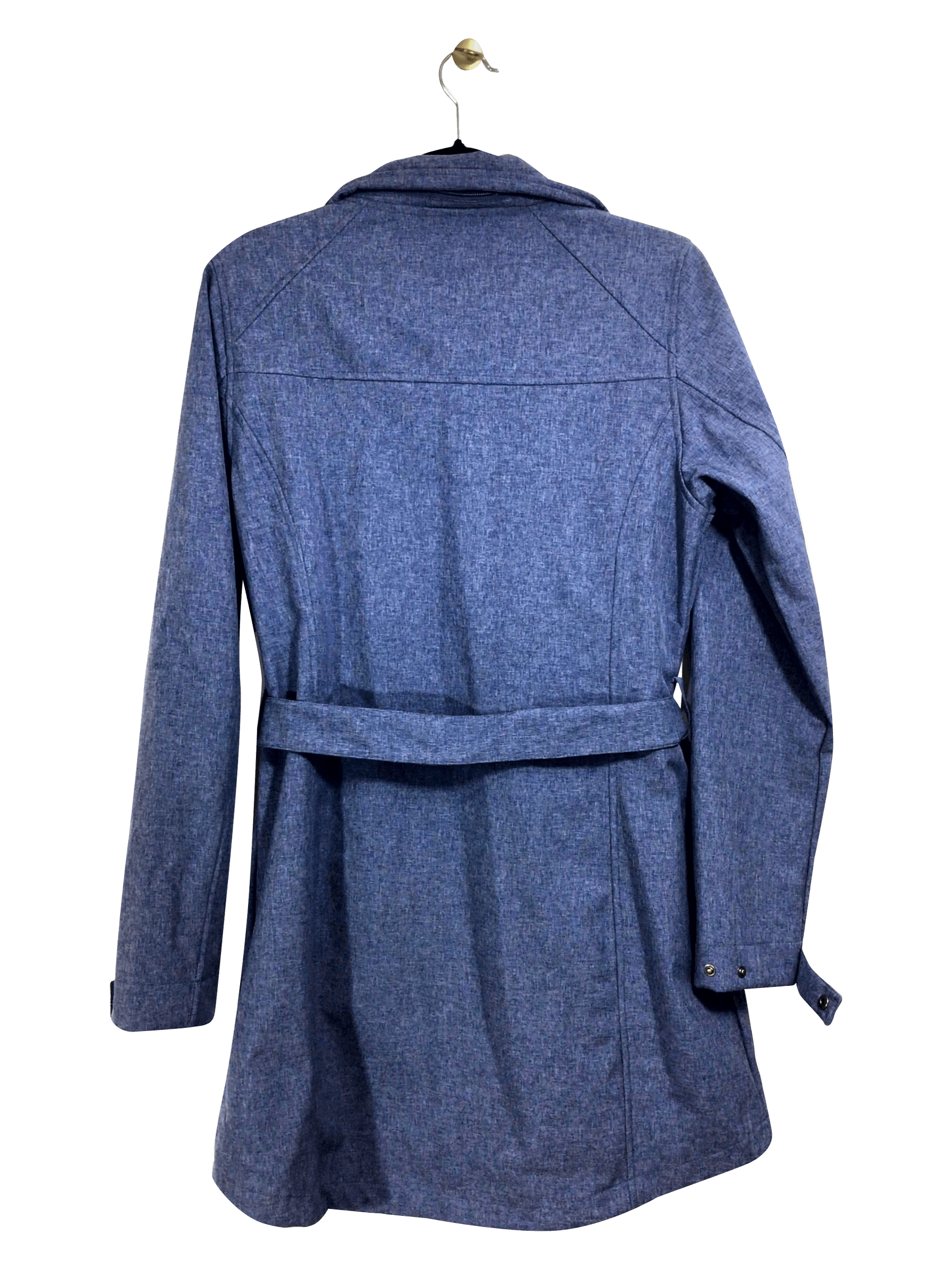 Stylish CLOUDVEIL Regular Fit Blue Coat - Size M