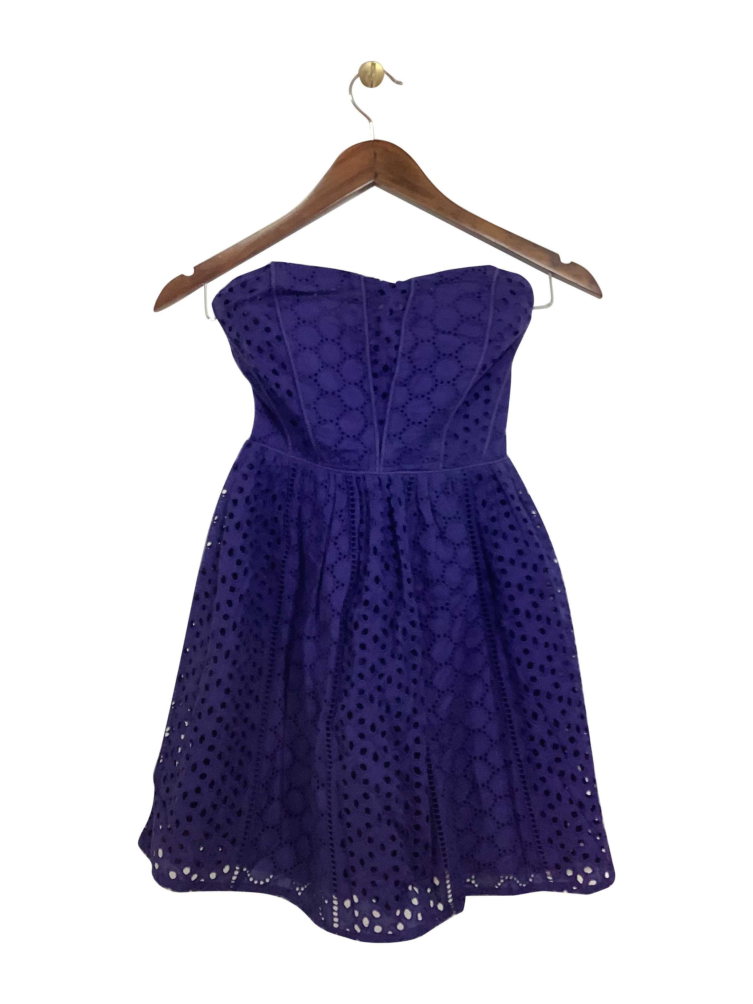 KIMCHI BLUE Stylish Regular Fit Blue Mini Dress - Size XS