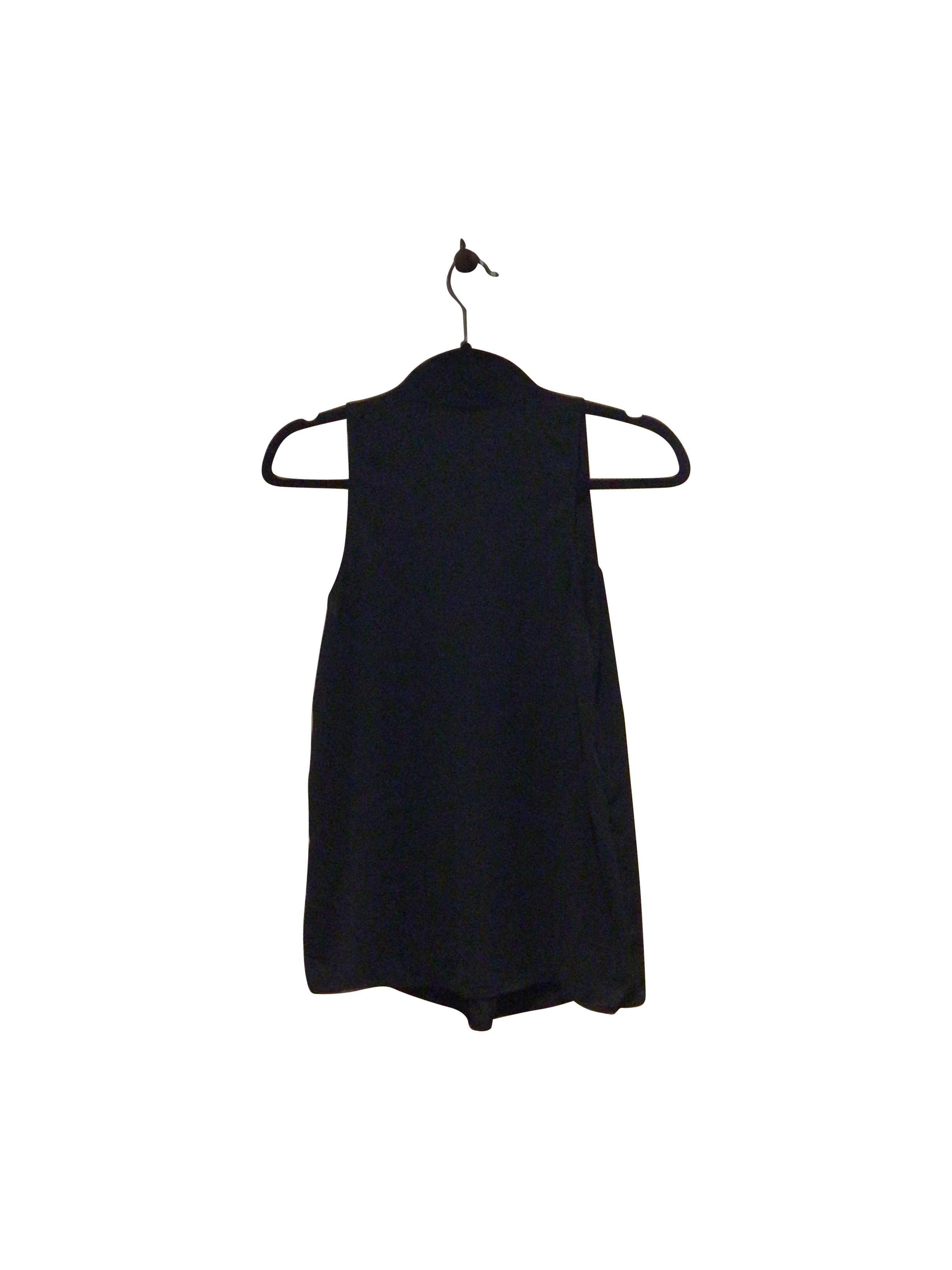 DYNAMITE Stylish Regular Fit Sleeveless Black Blouse - XS