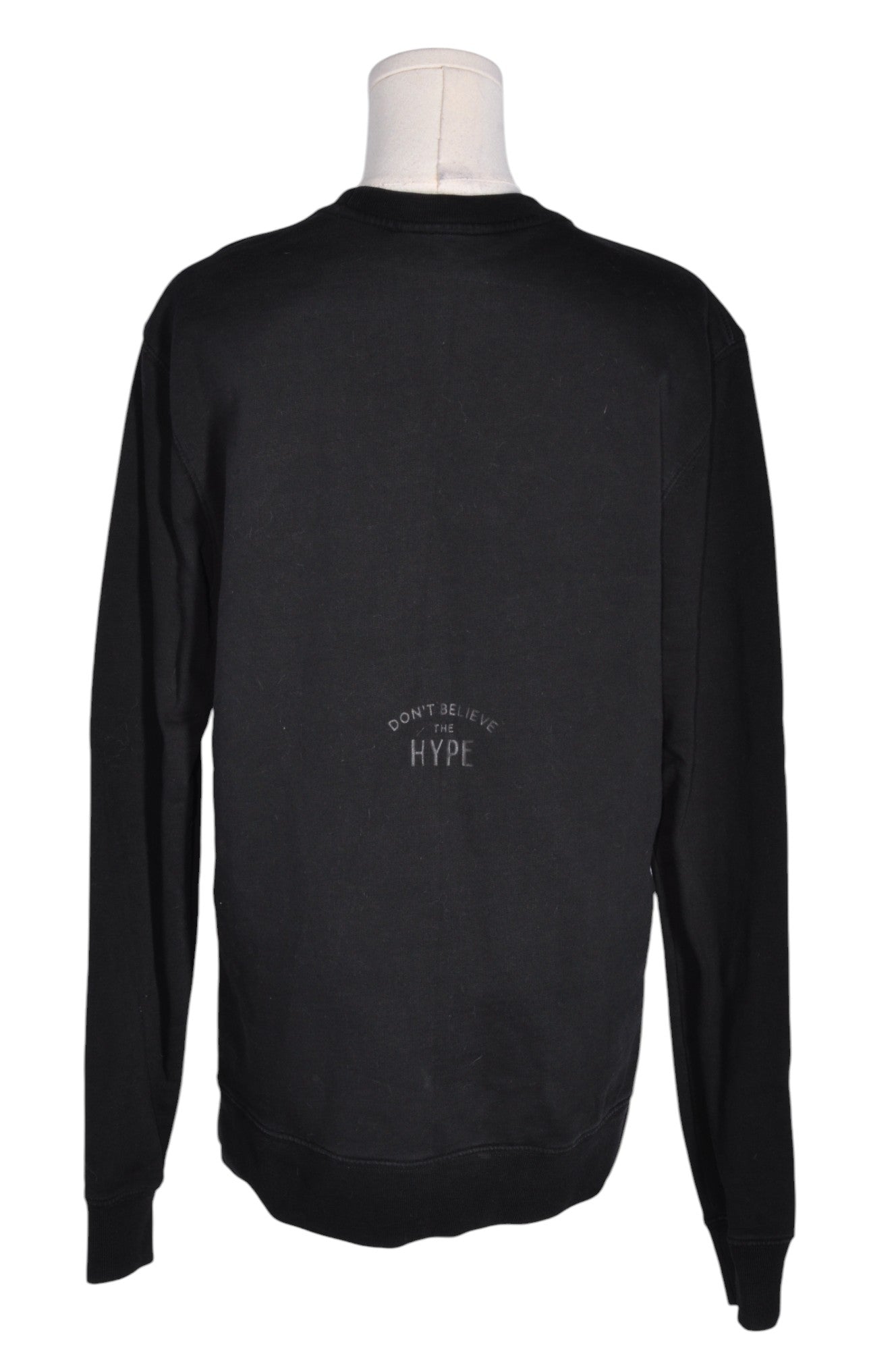 Stylish AMONGST FEW Women's Black Regular-Fit Sweatshirt - Size S