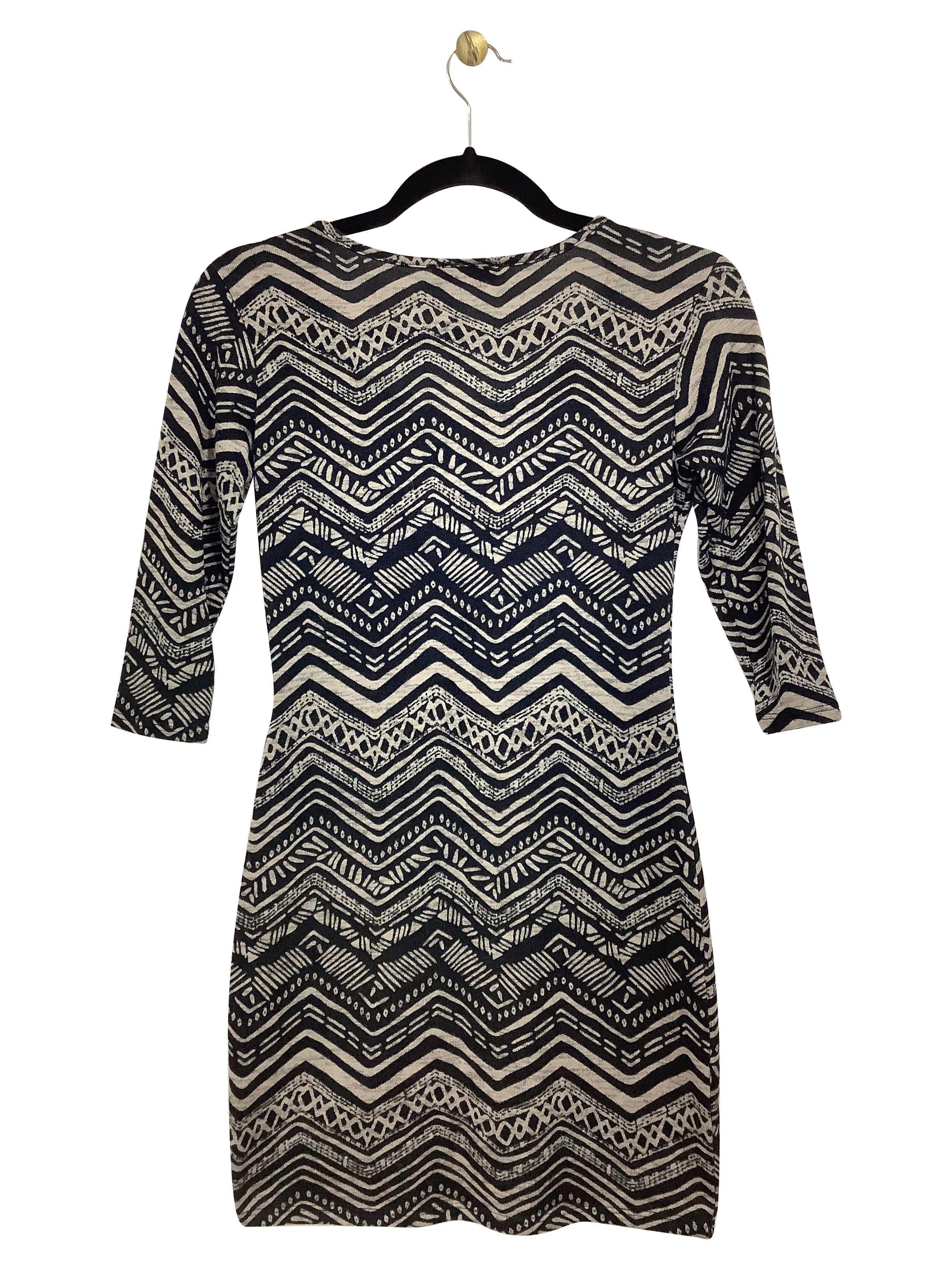 Stylish ECLIPSE Regular Fit Gray Midi Dress - Size XS