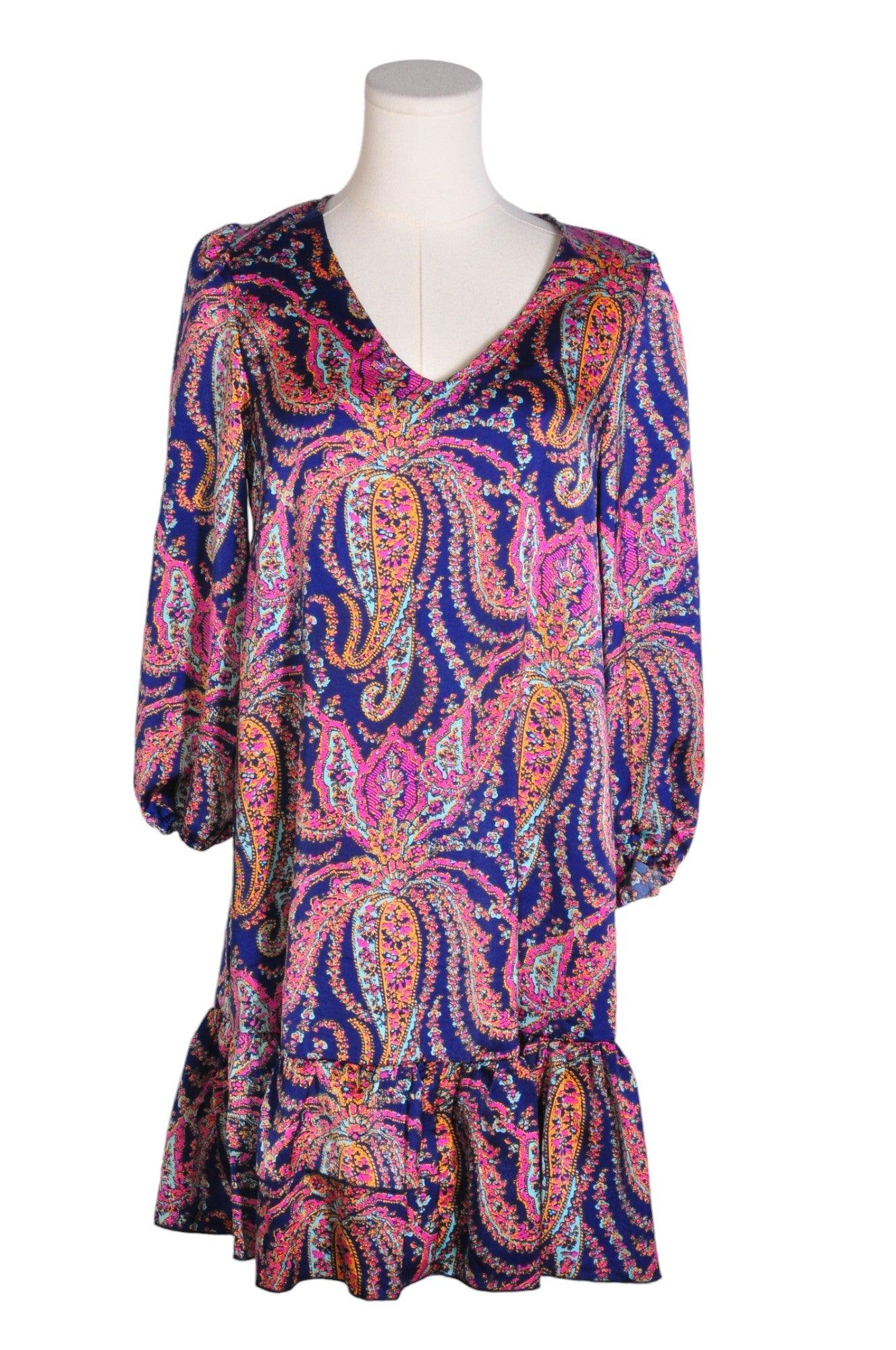 Stylish DEVOTED Women's Blue Regular-Fit Midi Dress - Size S