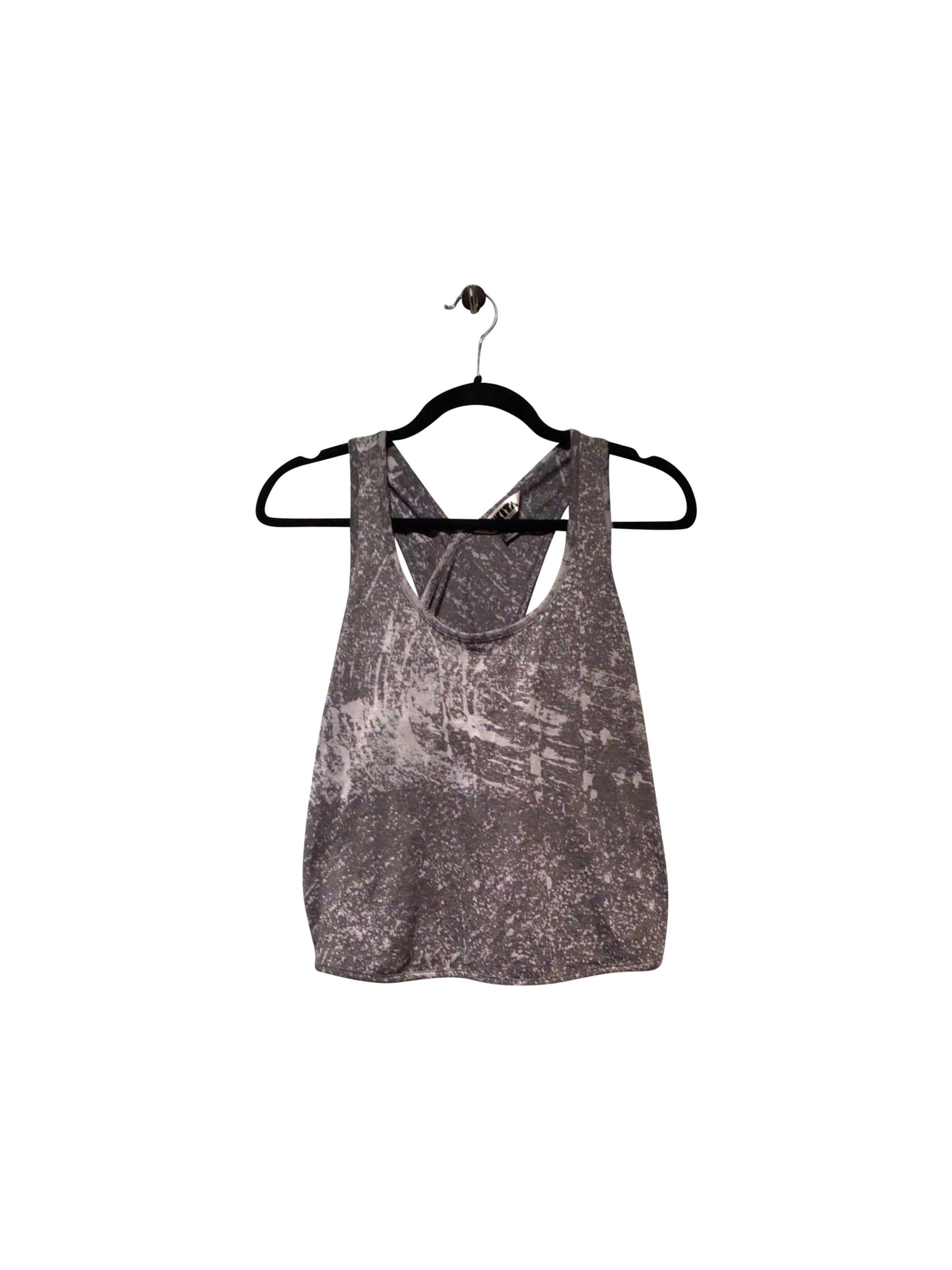 Stylish NIKITA Gray Regular Fit Halter Top - Size XS