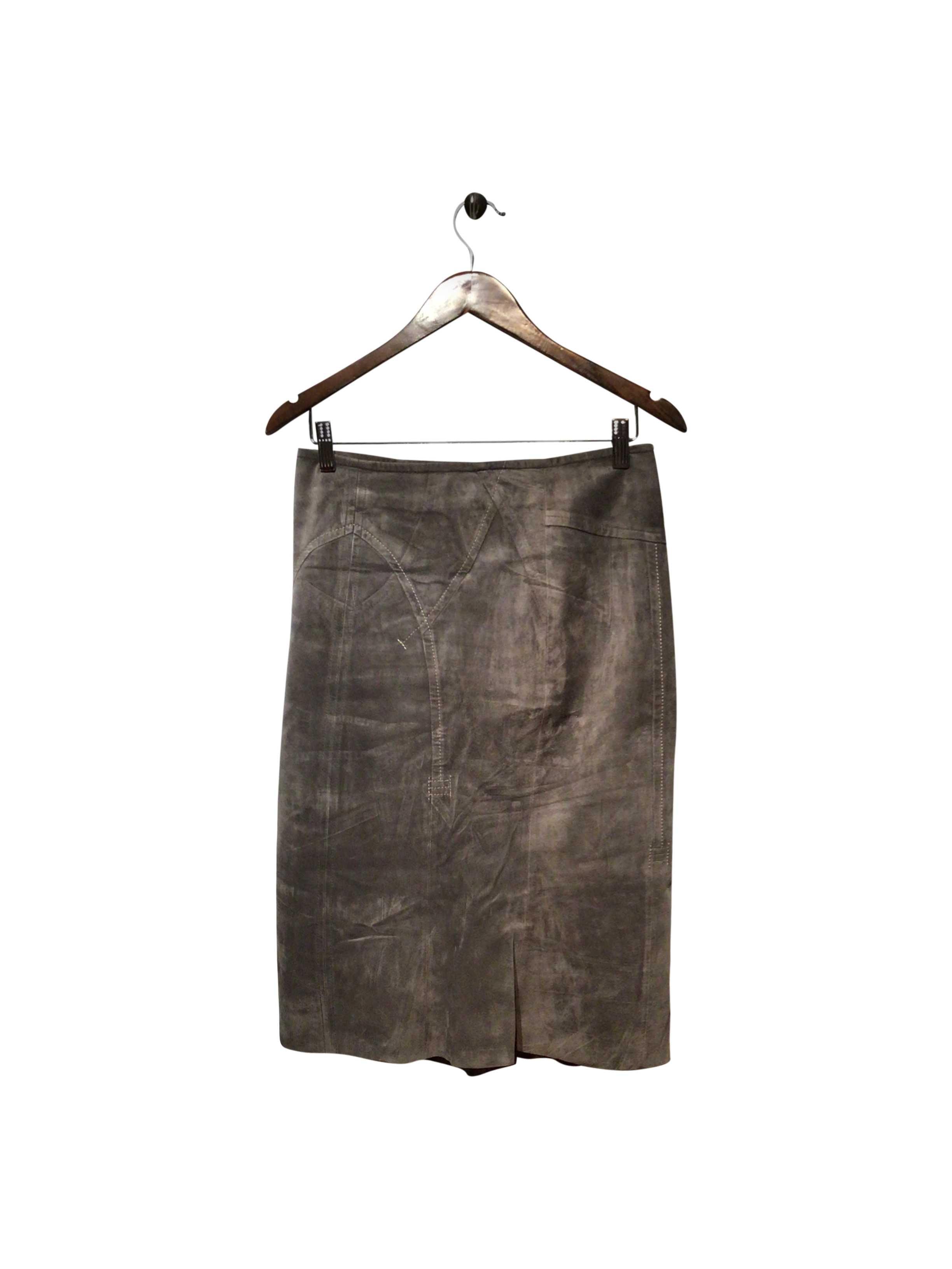 DANIER Stylish Regular Fit Gray Skirt - Size 4