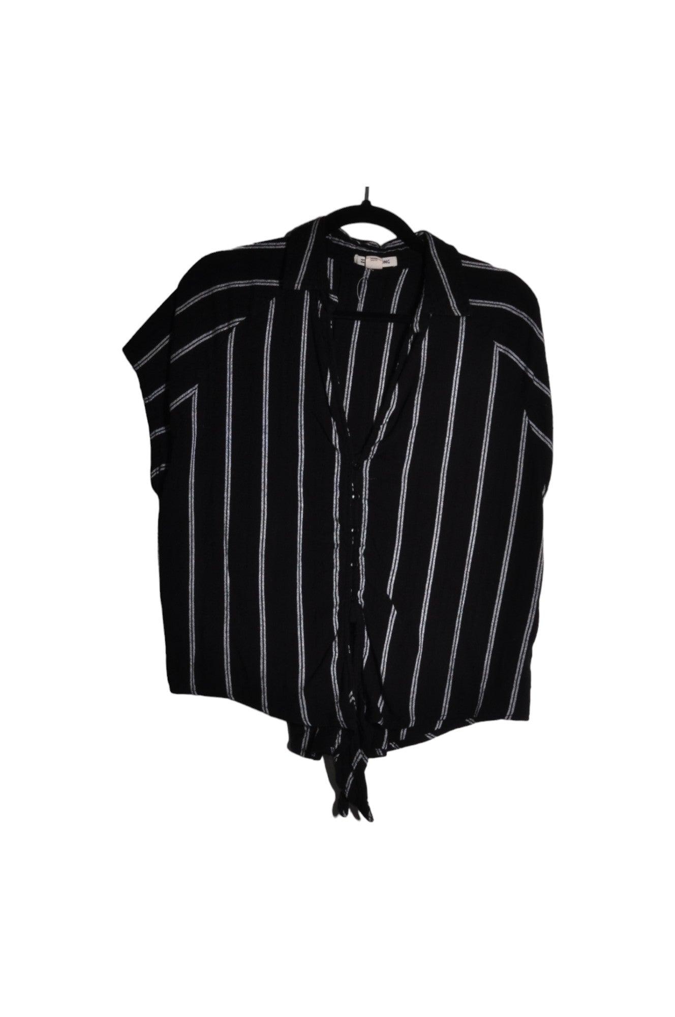 Stylish AMONGST FEW Women's Regular-Fit Black Blouse - Size S
