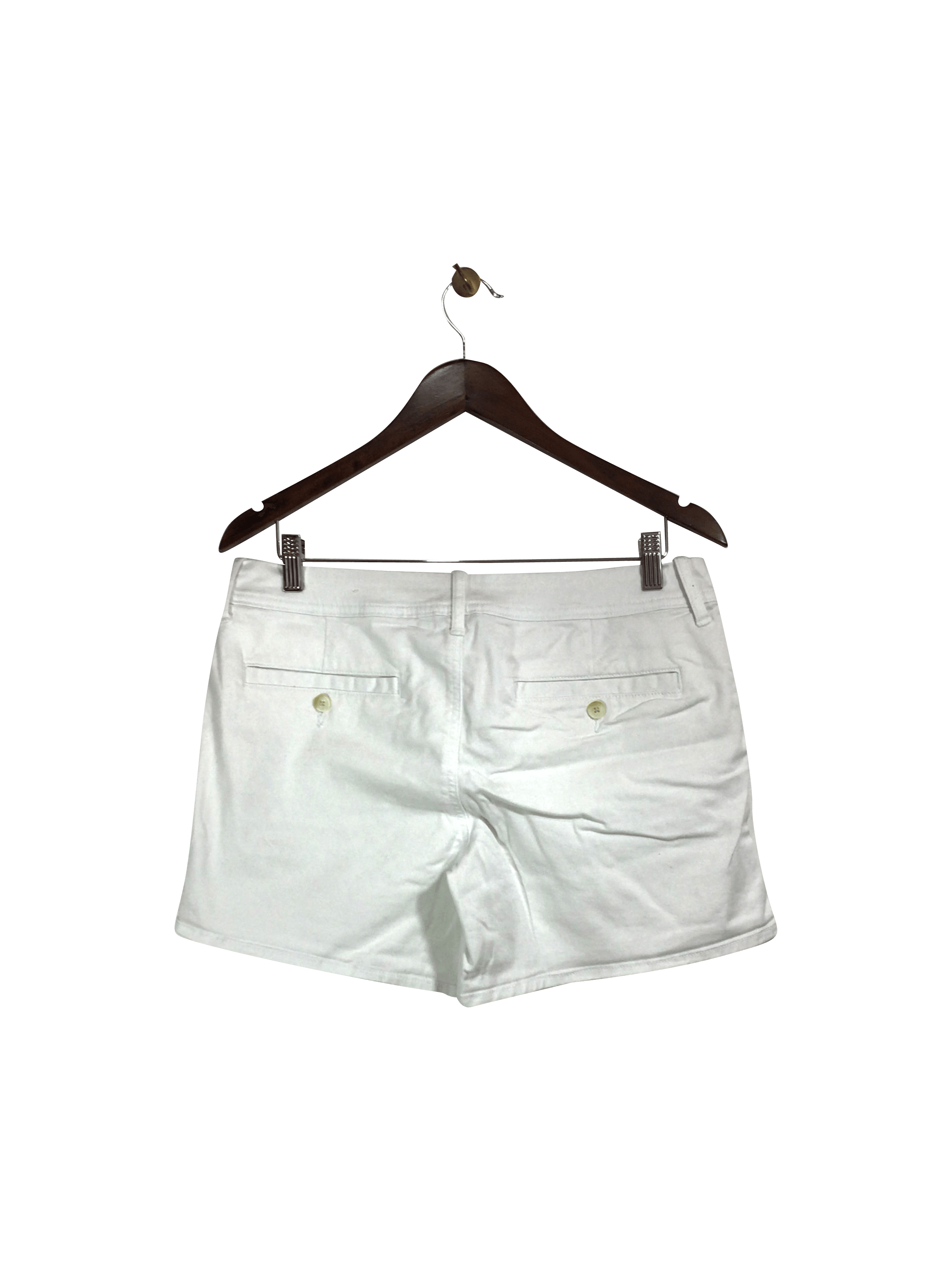 Stylish AMERICAN EAGLE Women's White Denim Shorts - Regular Fit, Size 10