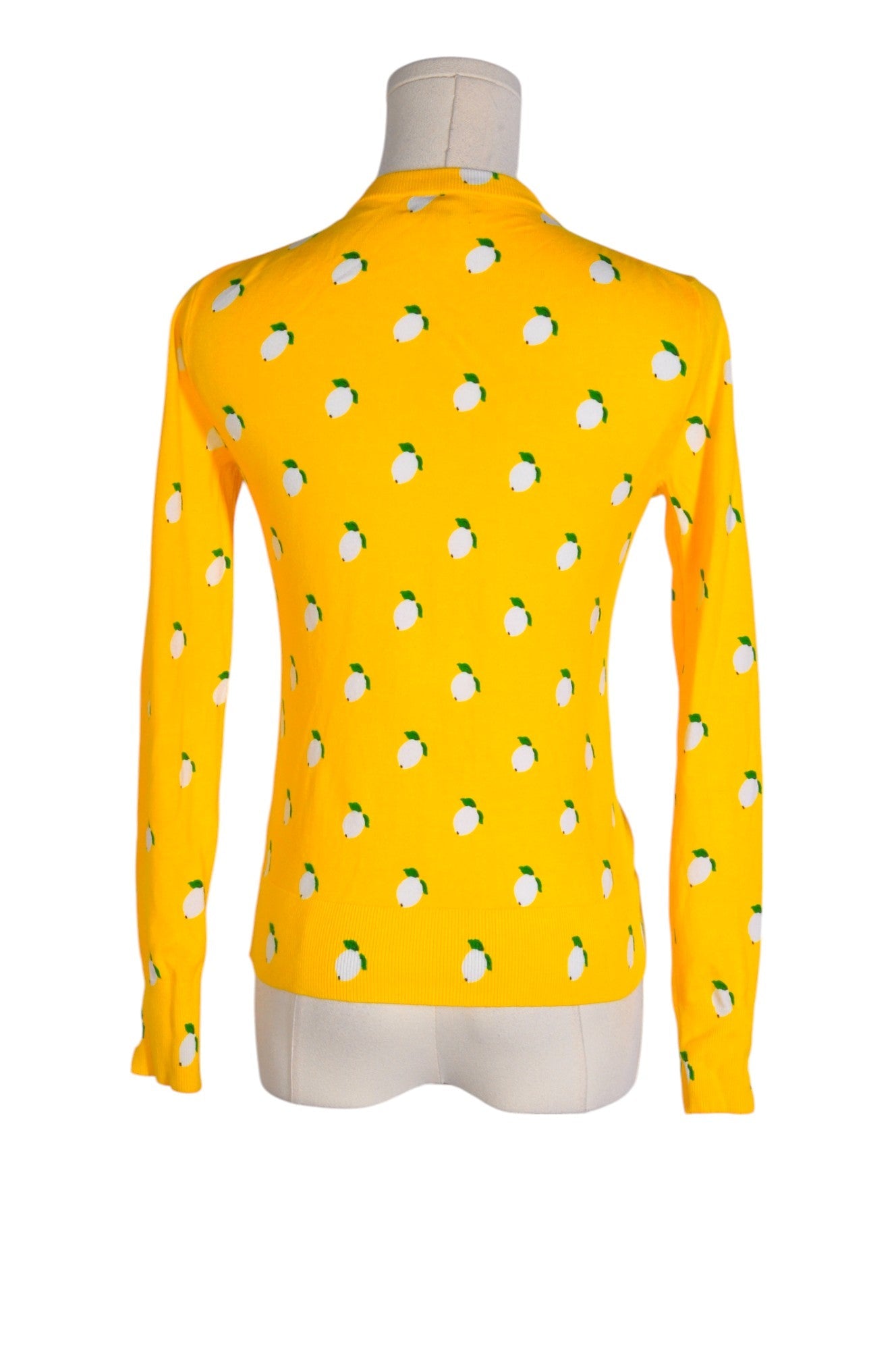 J. CREW Stylish Women's Regular Fit Yellow Cardigan - Size XS