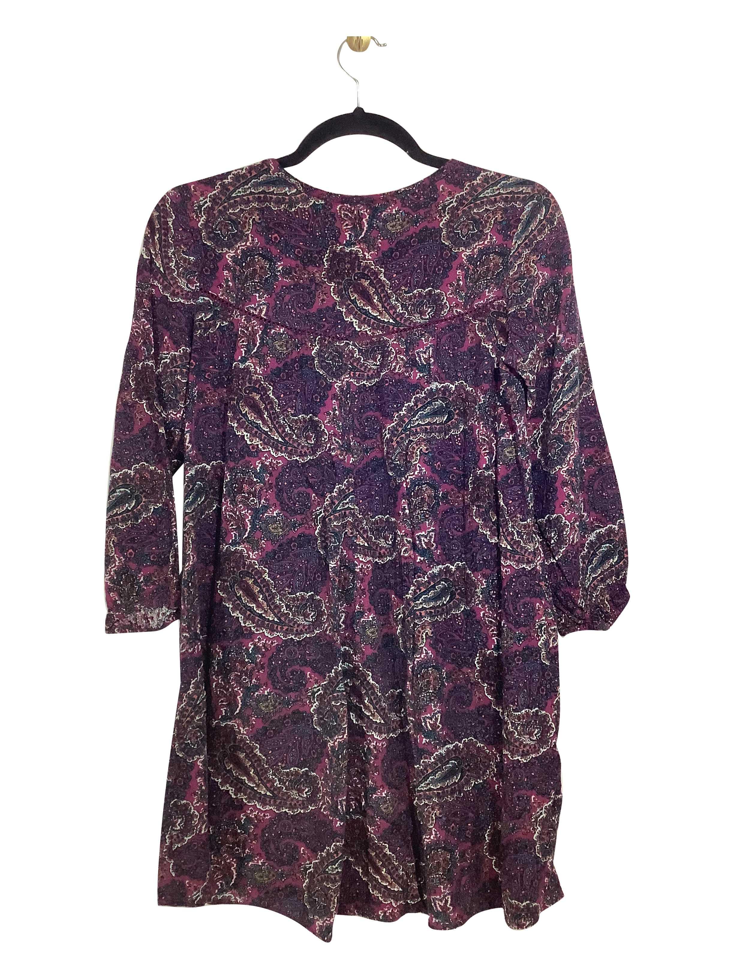 Stylish AMERICAN EAGLE Regular Fit Purple Mini Dress - Size XS