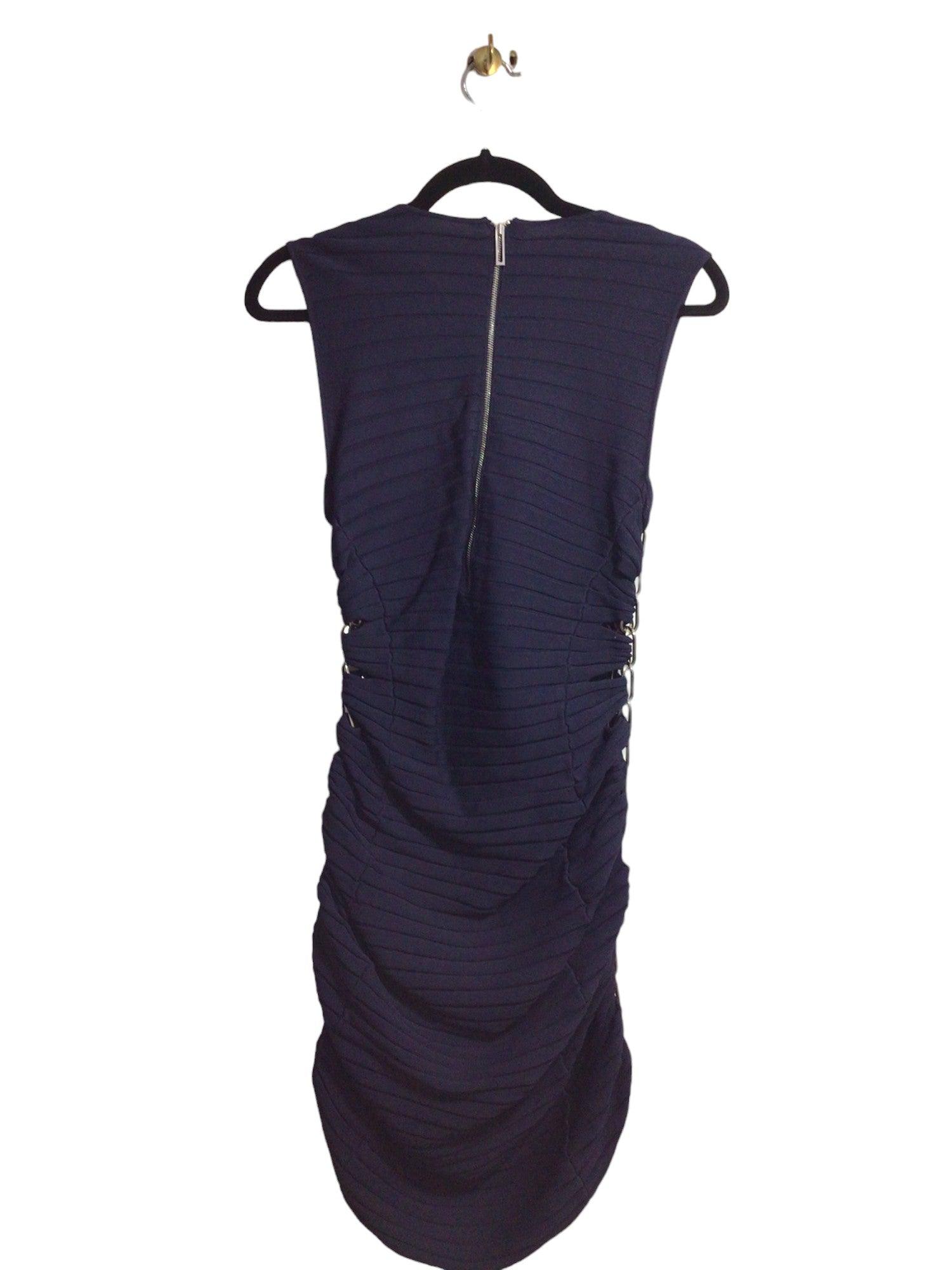 Gorgeous DION LEE Second - Hand Women's Blue Regular - Fit Bodycon Dress in Size S