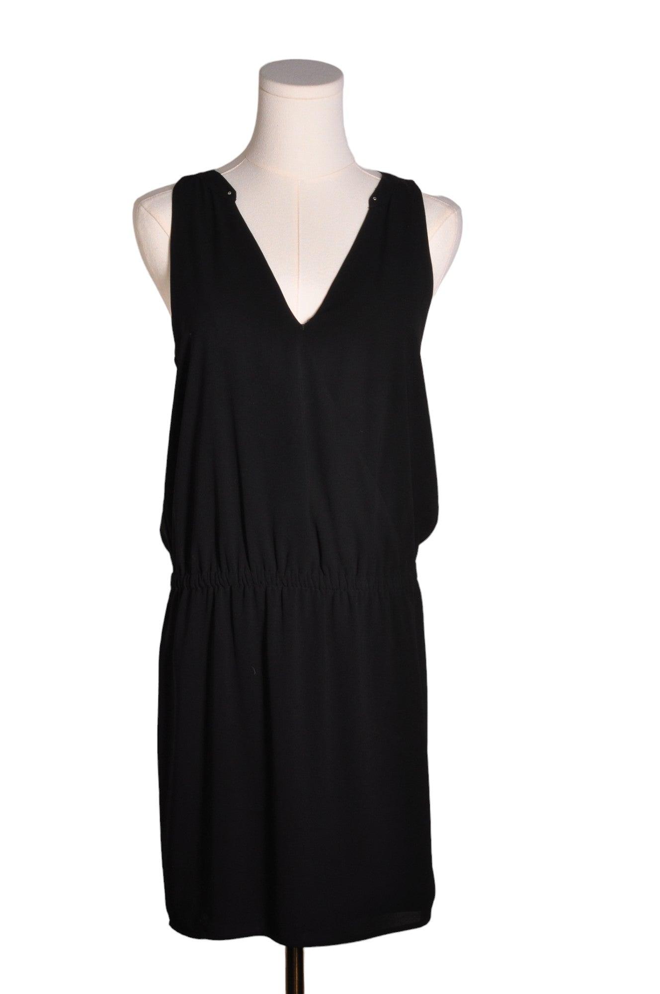 NAKED ZEBRA Stylish Women's Regular-Fit Black Sheath Dress - Size S