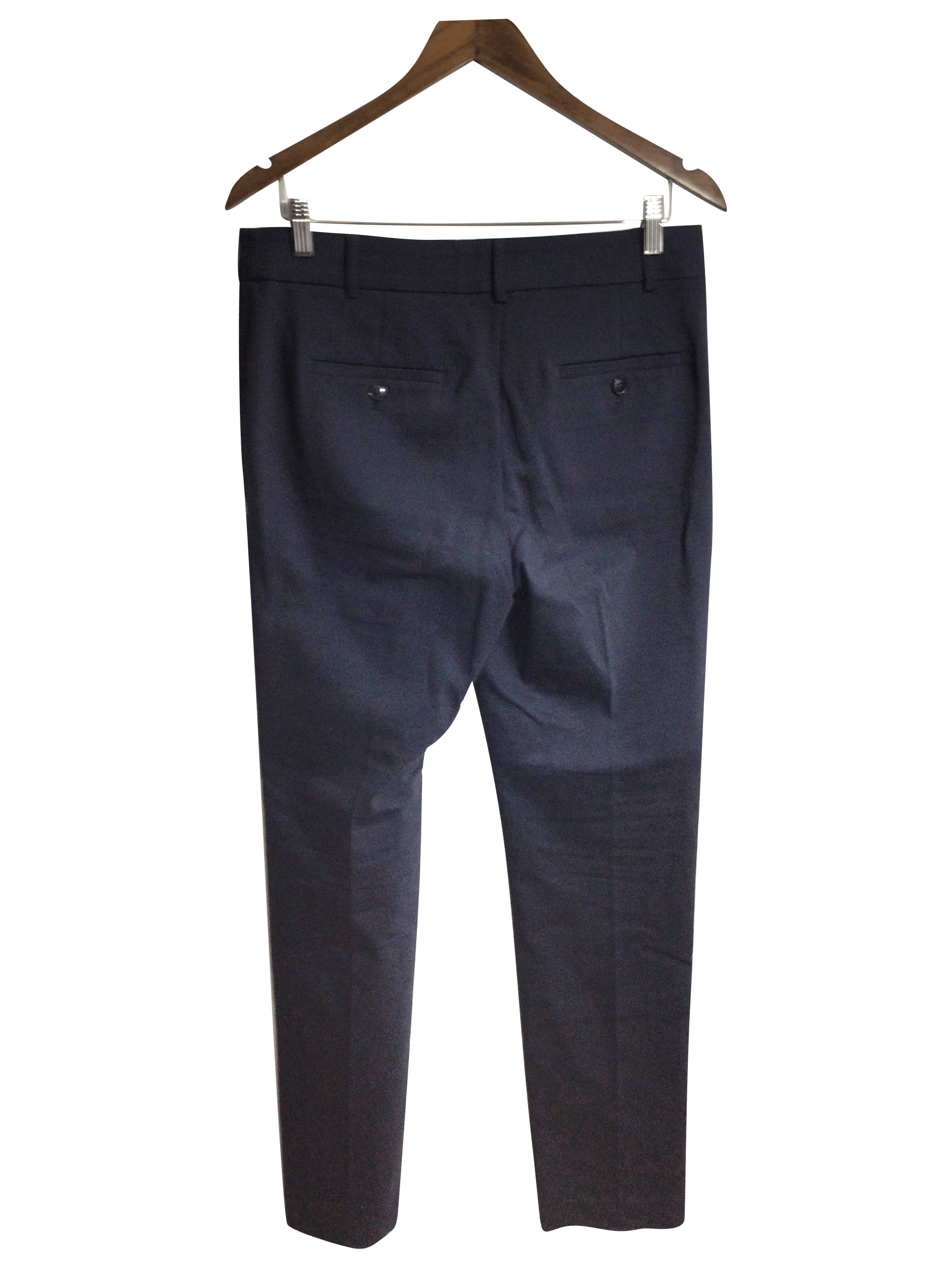 Stylish RW&CO Blue Regular Fit Women's Work Pants - Size 8