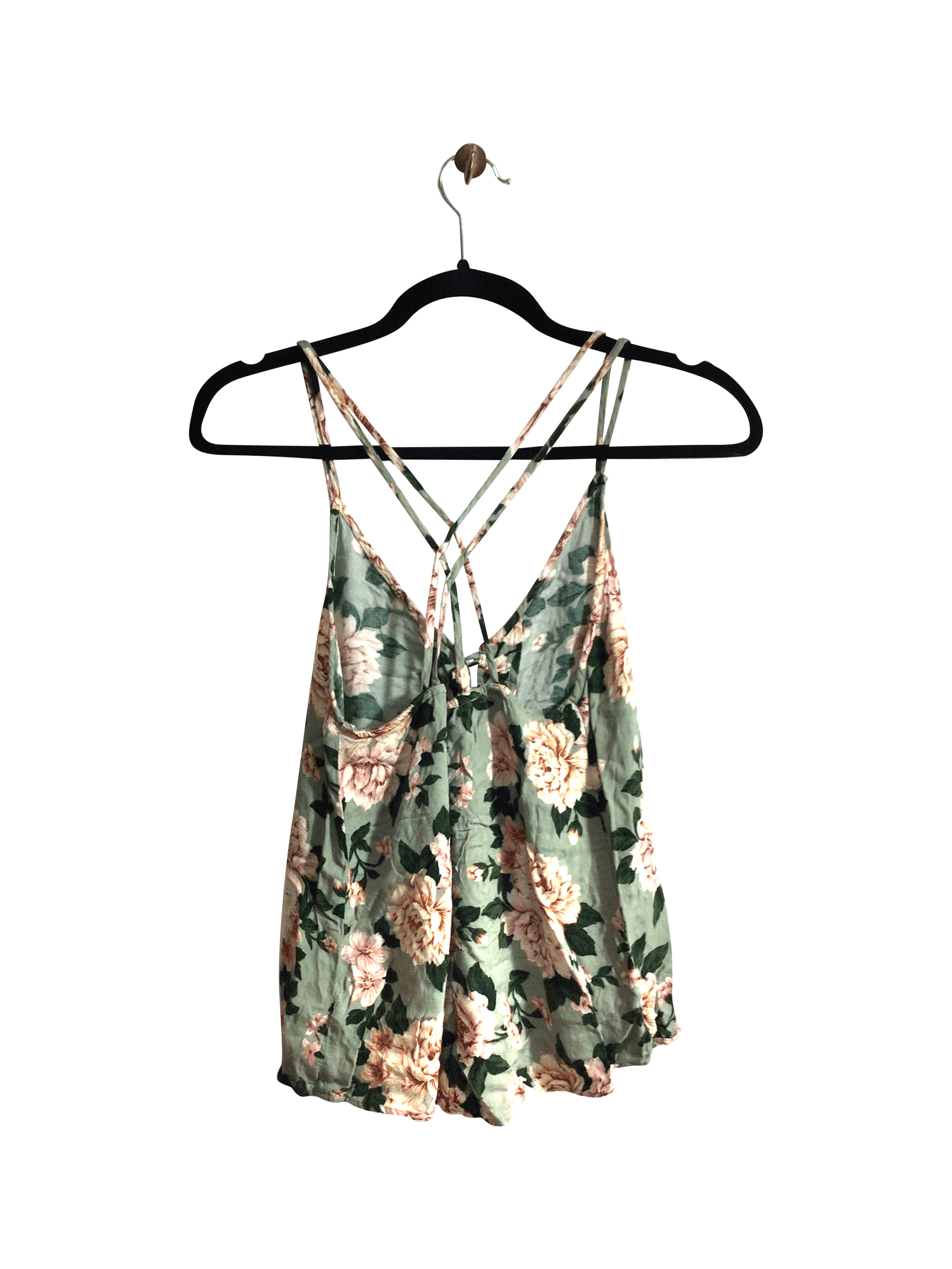 Stylish AMERICAN EAGLE Women's Green Regular-Fit Blouse - Size S