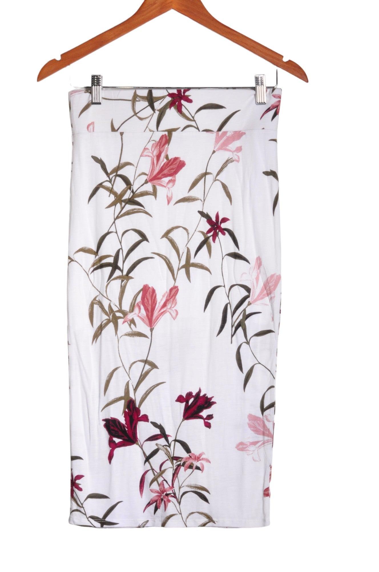 CHATEAU Women's Stylish White Casual Skirts with Regular Fit - XS