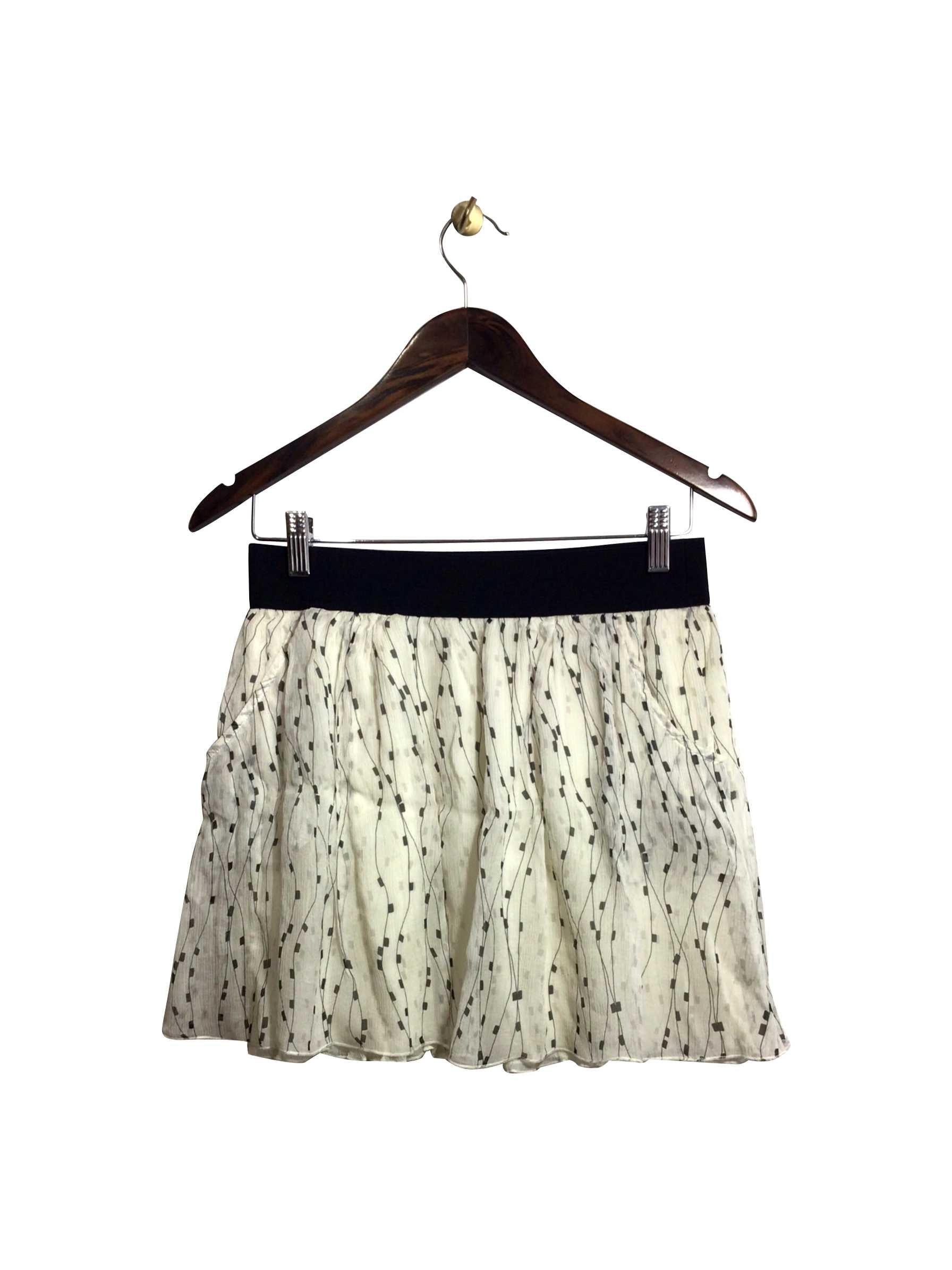 CLUB MONACO Stylish Regular Fit White Skirt - Size S