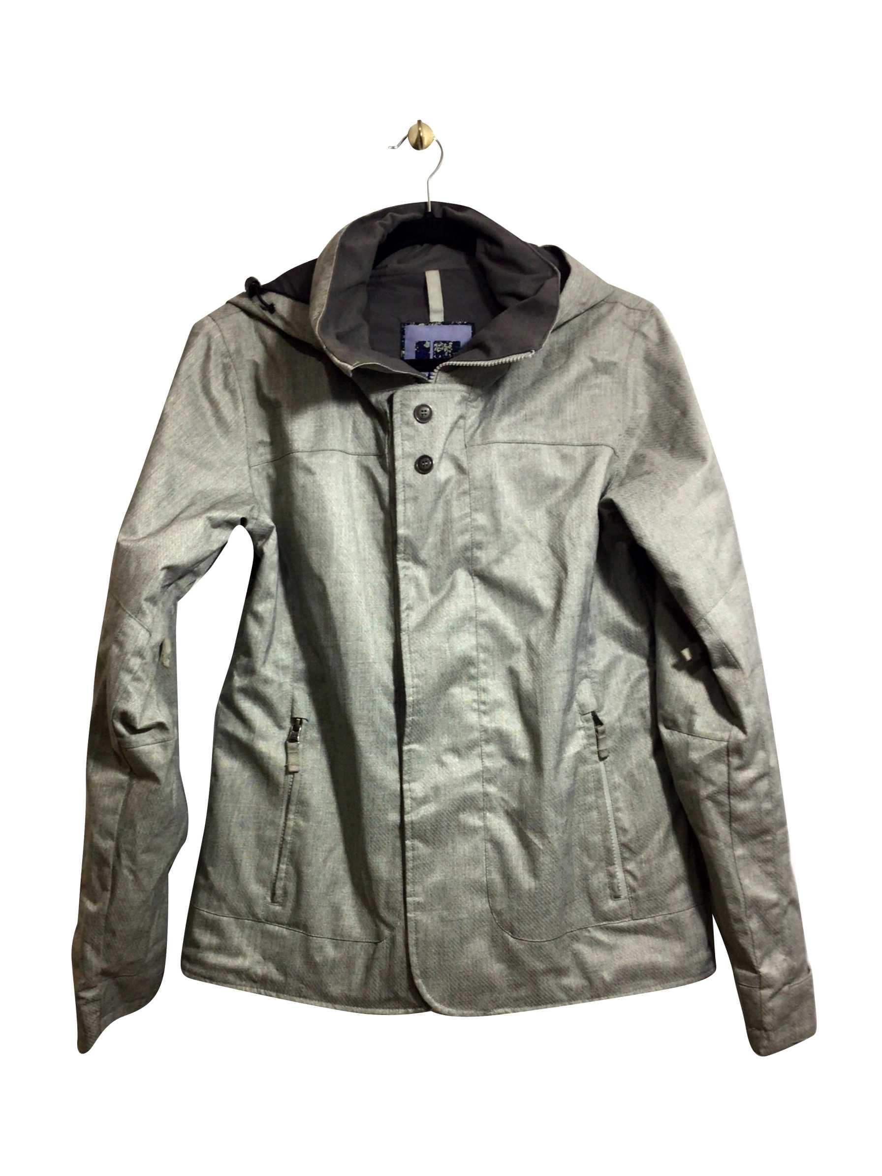 BURTON Men's Gray Regular Fit Long Sleeve Second-Hand Coat - Size M