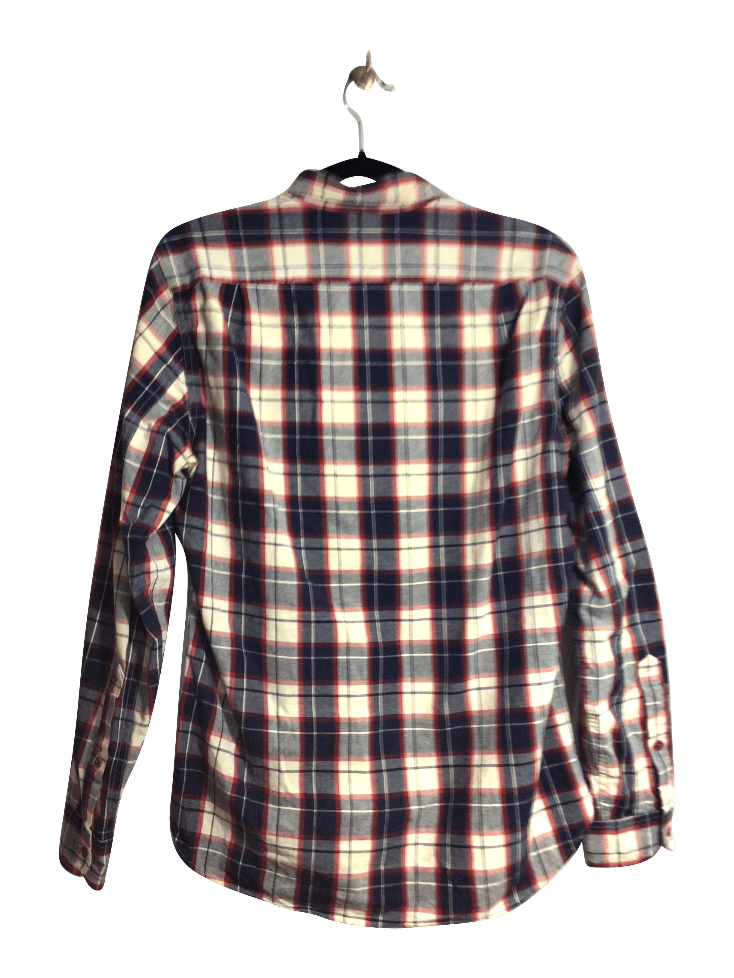J. CREW Men's Stylish Blue Regular Fit Button - Down Tops - Size S