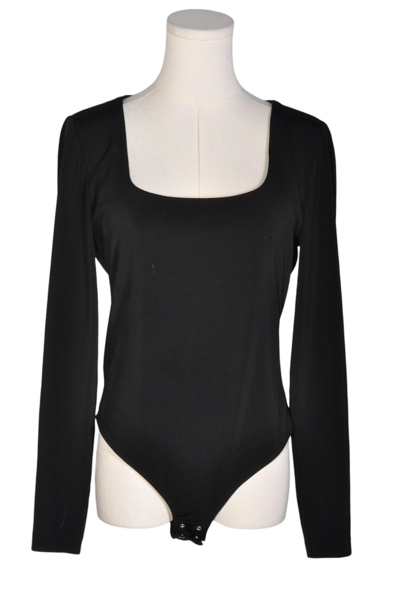 DYNAMITE Stylish Women's Black Regular-Fit Long-Sleeve Bodysuit - Size L